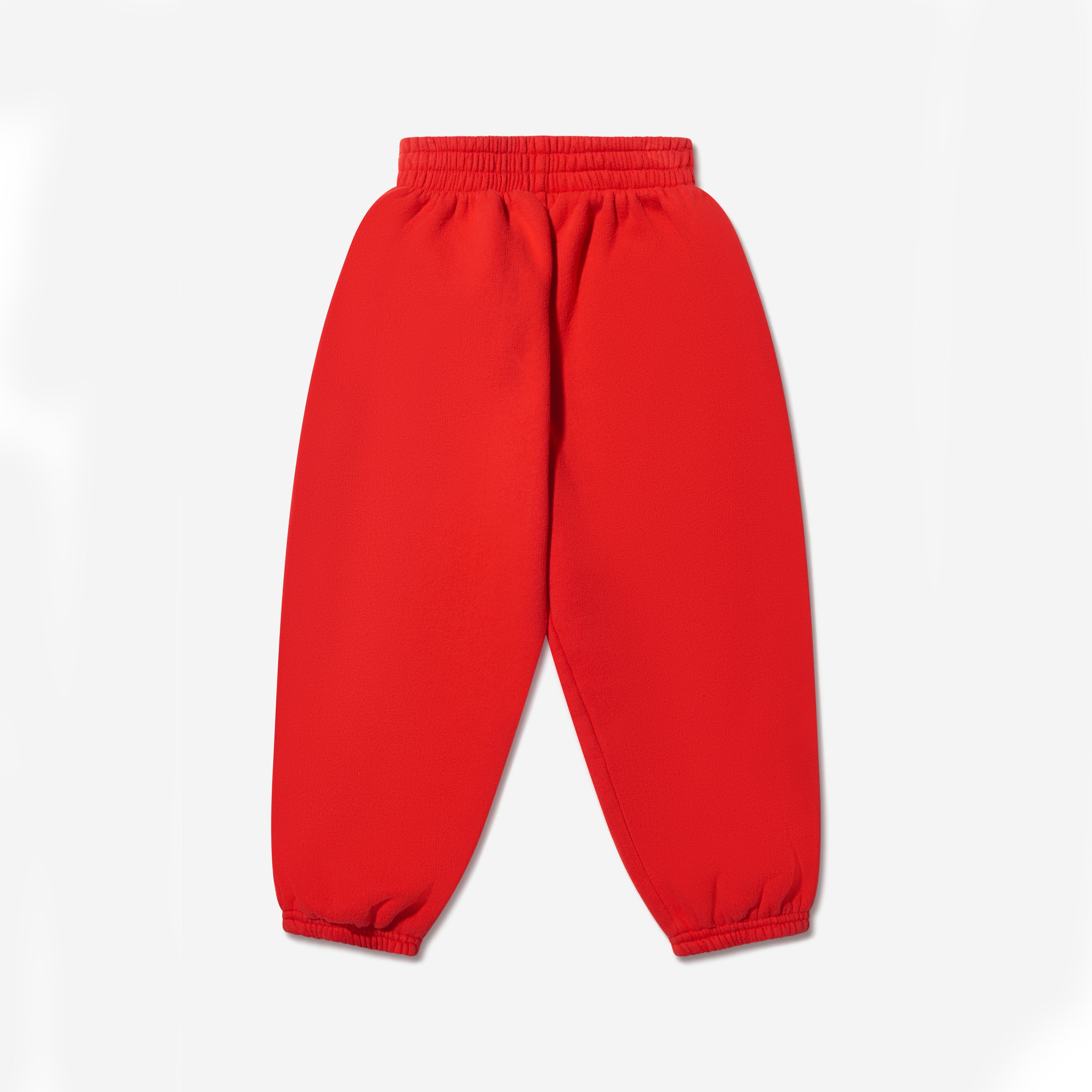 Boys & Girls Red Cotton Trousers