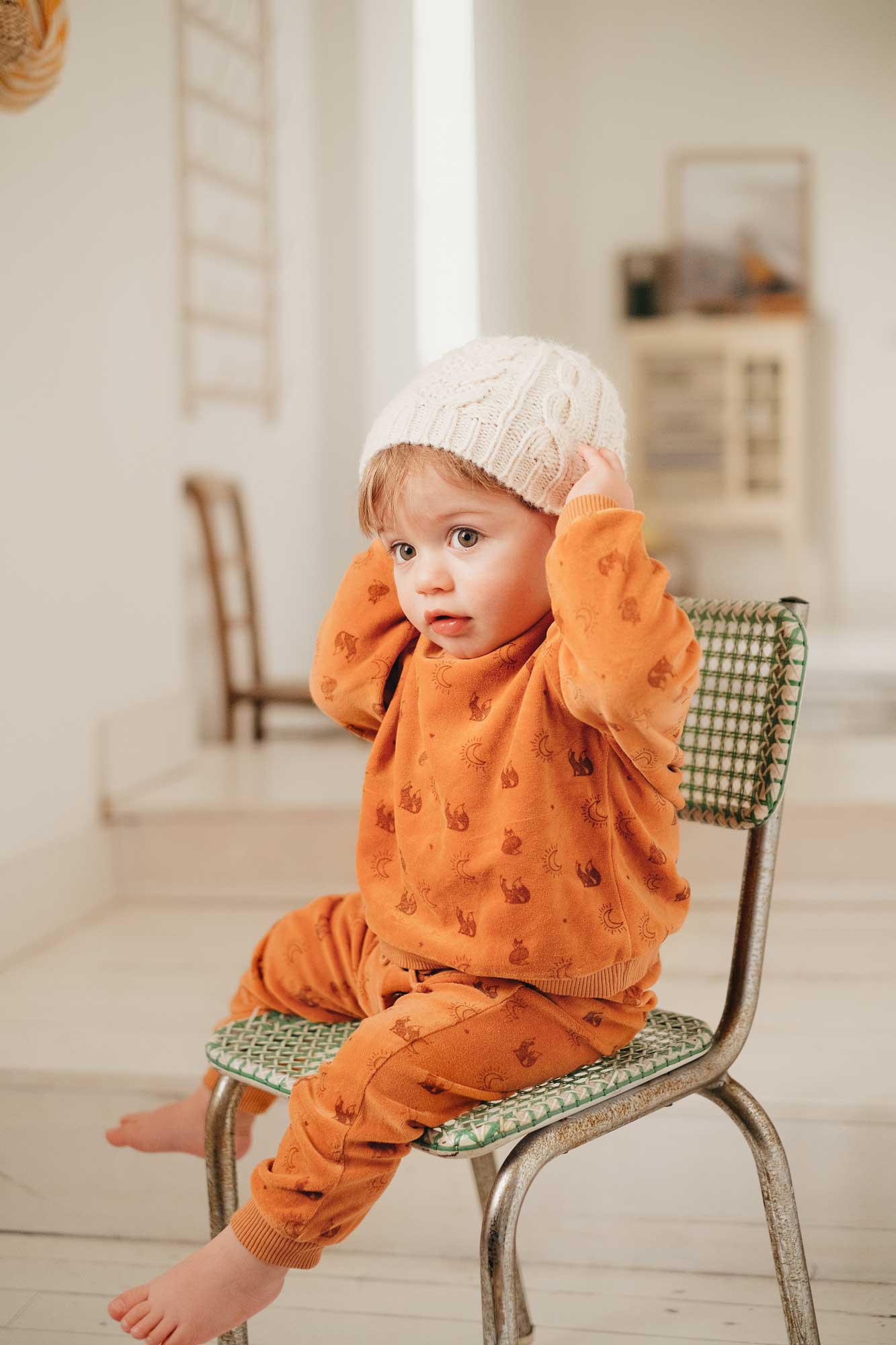 Boys & Girls White Hat