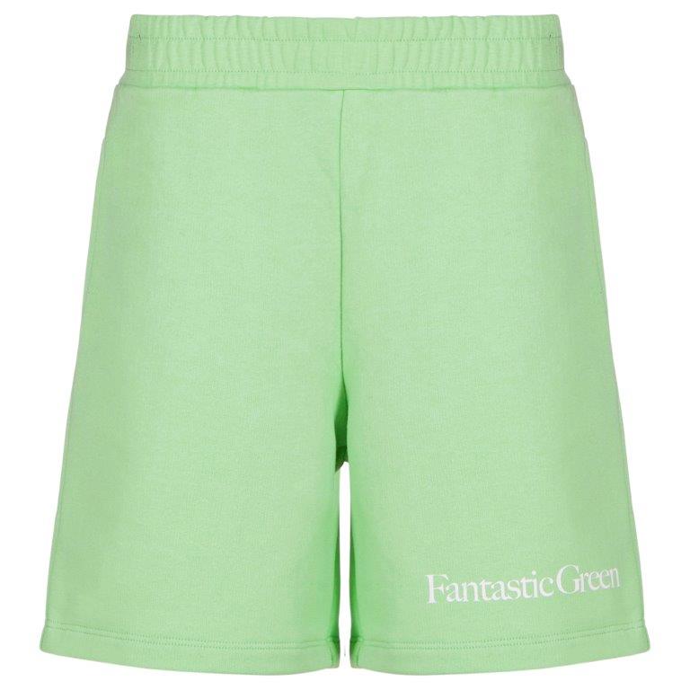 Boys & Girls Green Cotton Shorts