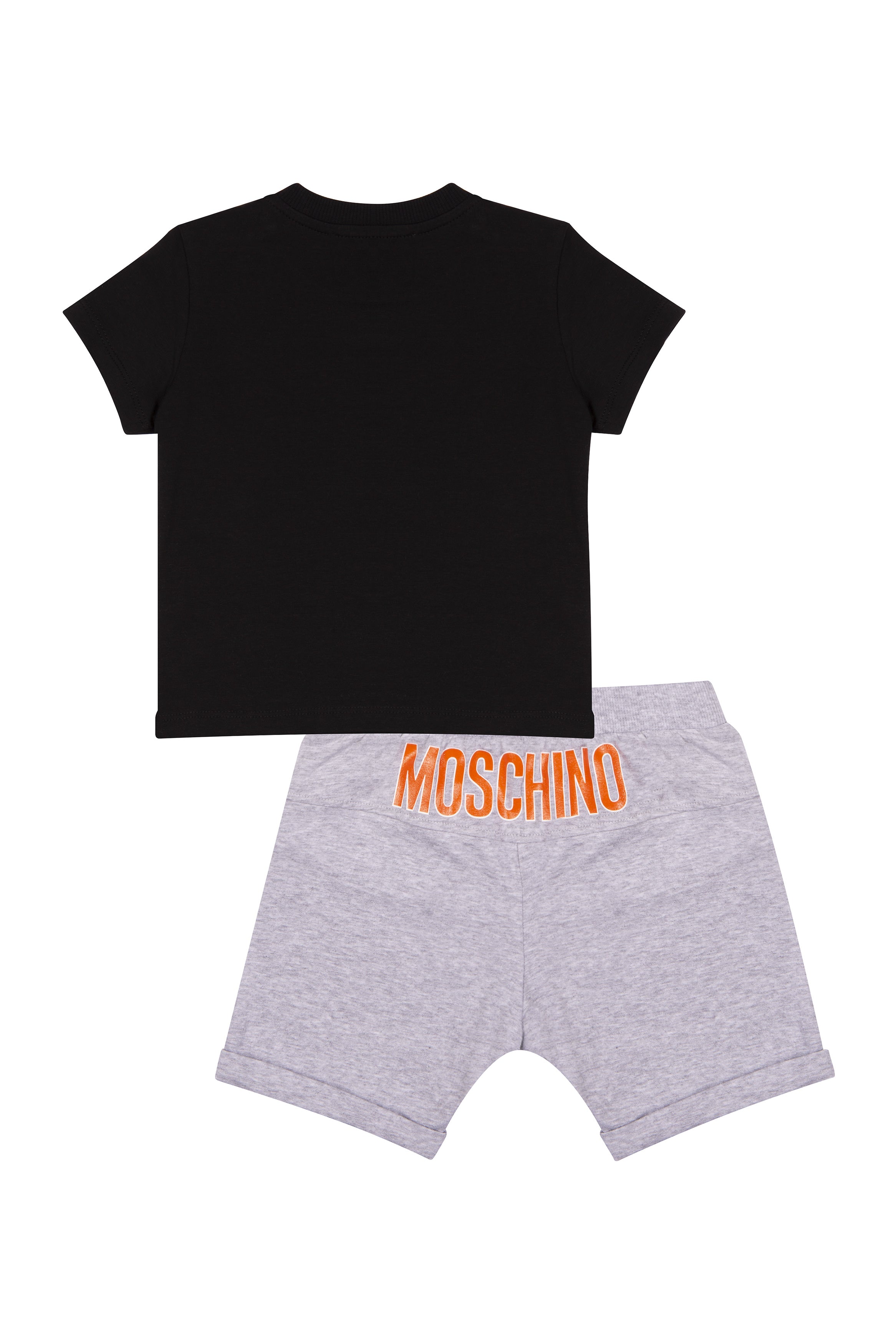 Baby Boys Black & Grey Cotton Set