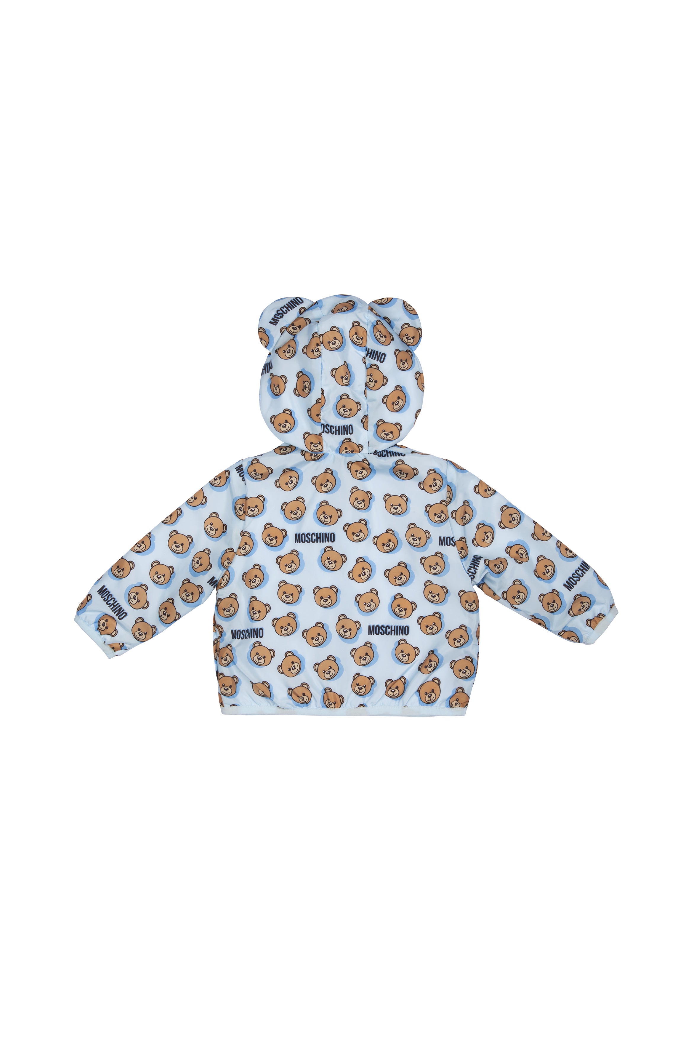 Baby Boys & Girls Blue Printed Jacket