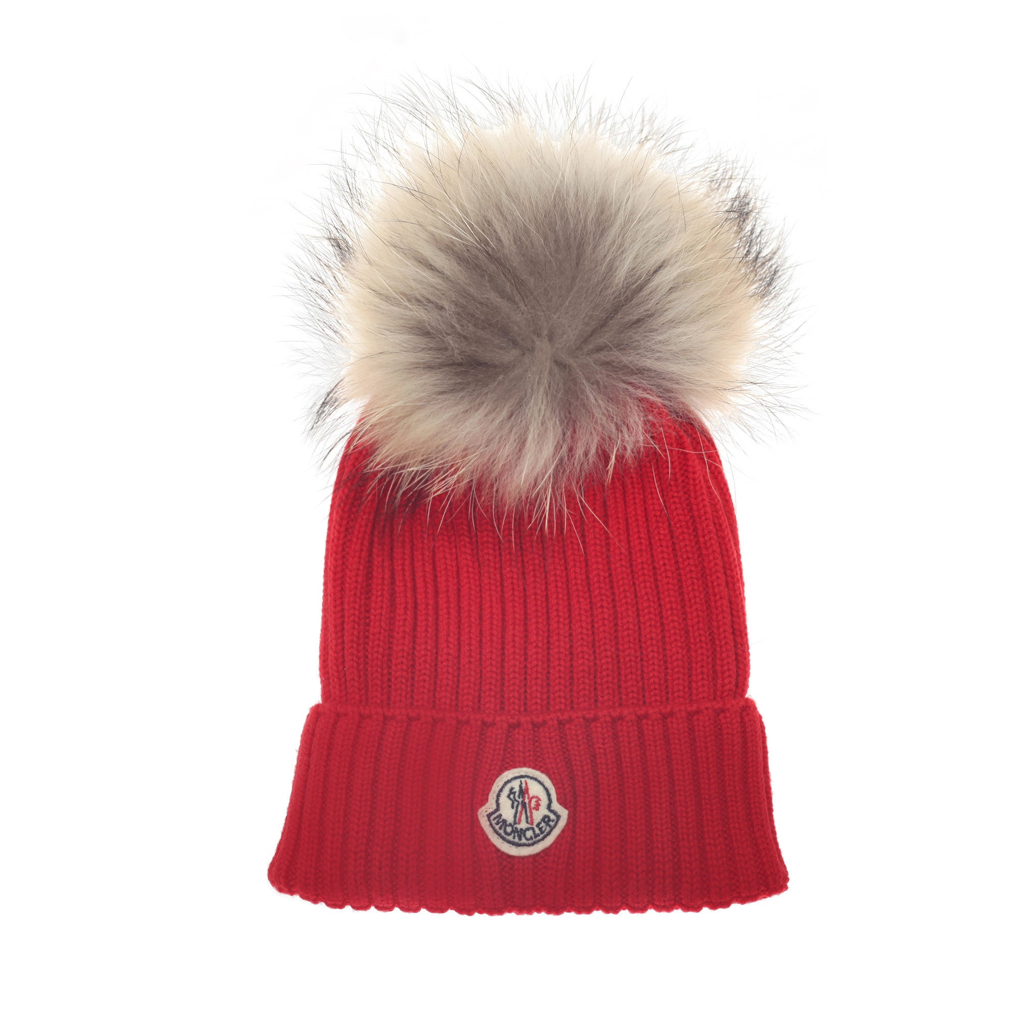 Boys & Girls Red Plush Trims Knitted Hat - CÉMAROSE | Children's Fashion Store - 1