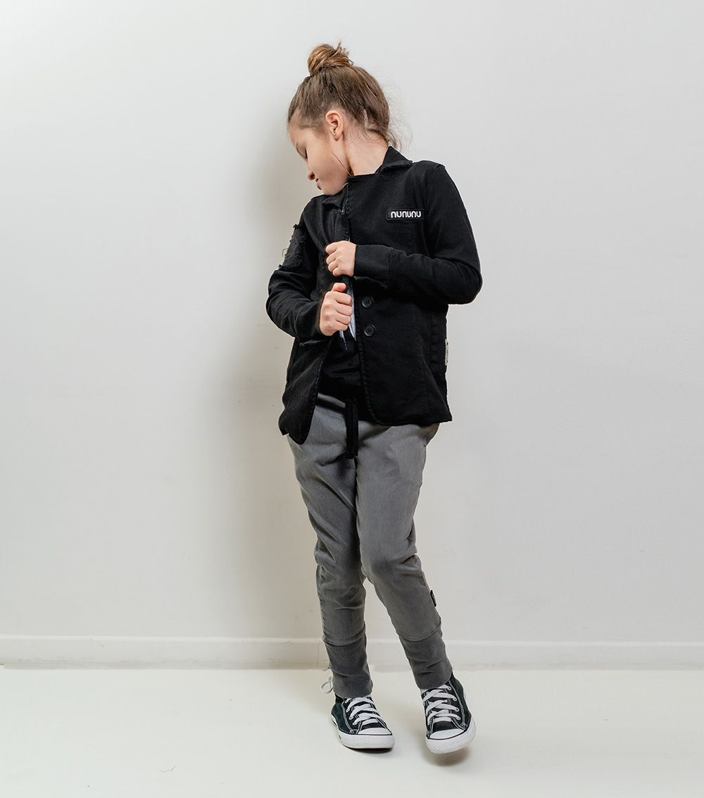 Boys & Girls Black Vintage Trousers