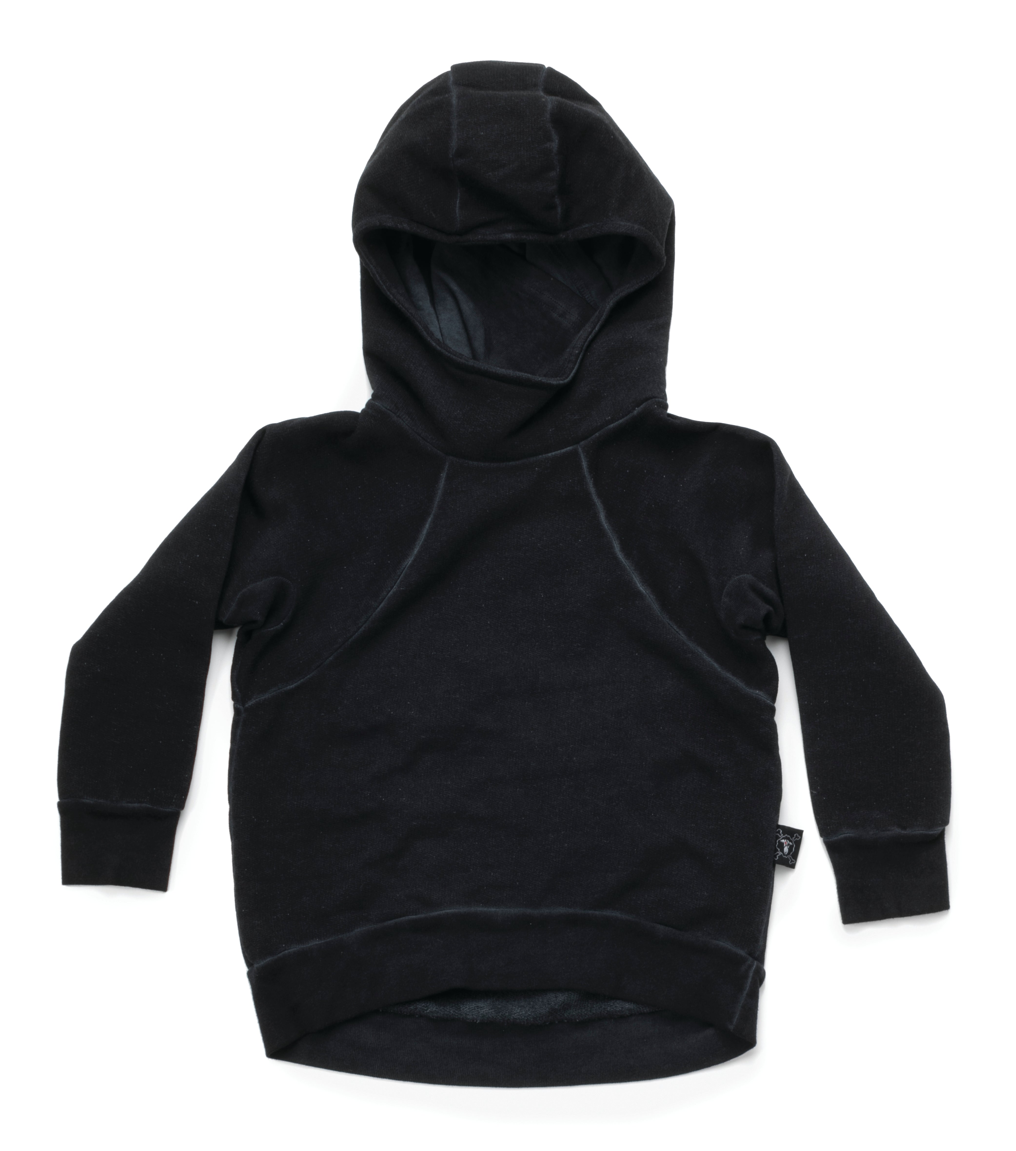 Boys & Girls Black Cotton Sweatshirt