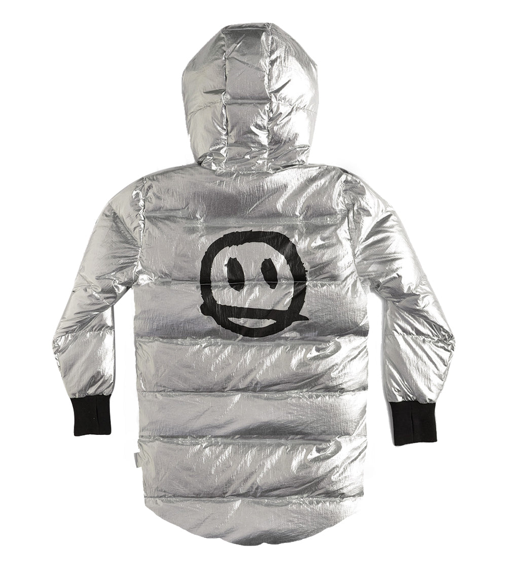 Boys & Girls Silver Smile Heavy Down Coat