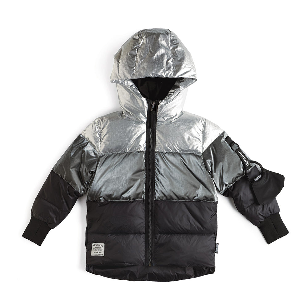 Boys & Girls Black Padded Down Coat