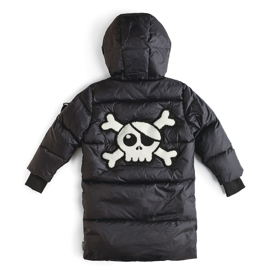 Boys & Girls Black Padded Down Coat