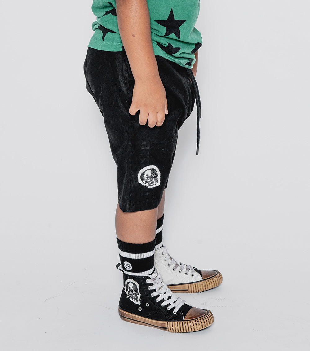 Boys & Girls Black Shorts