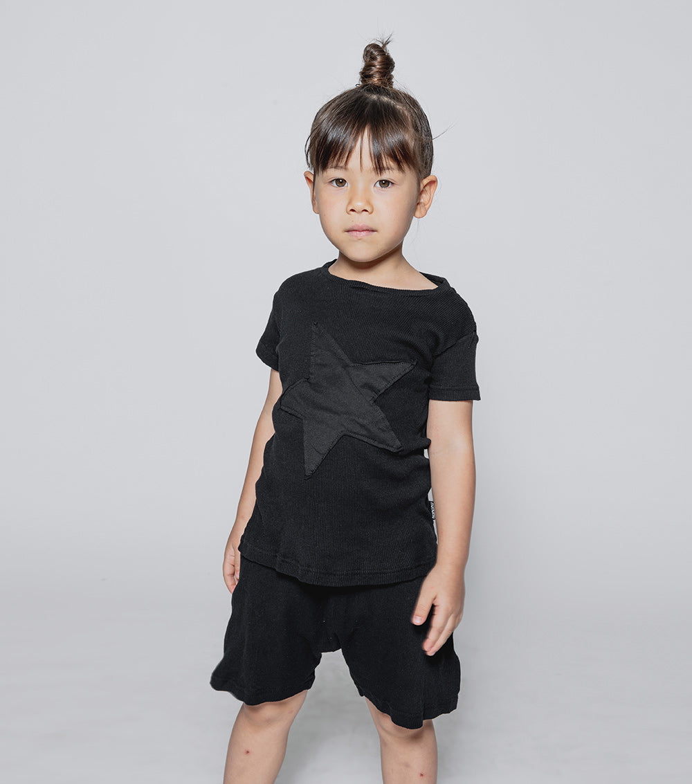 Boys & Girls Black Cotton Set