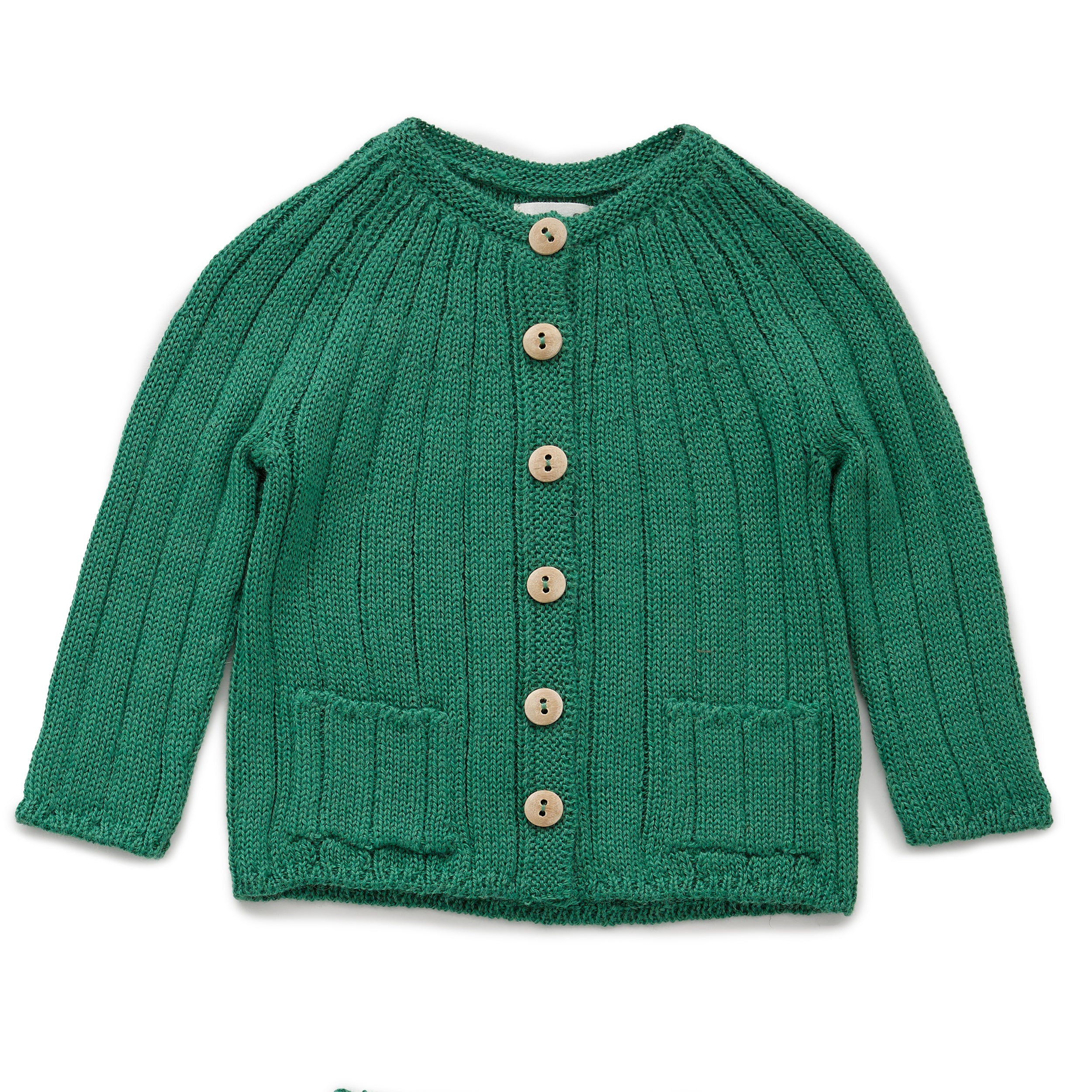 Boys & Girls Grass Green Everyday Cardigan