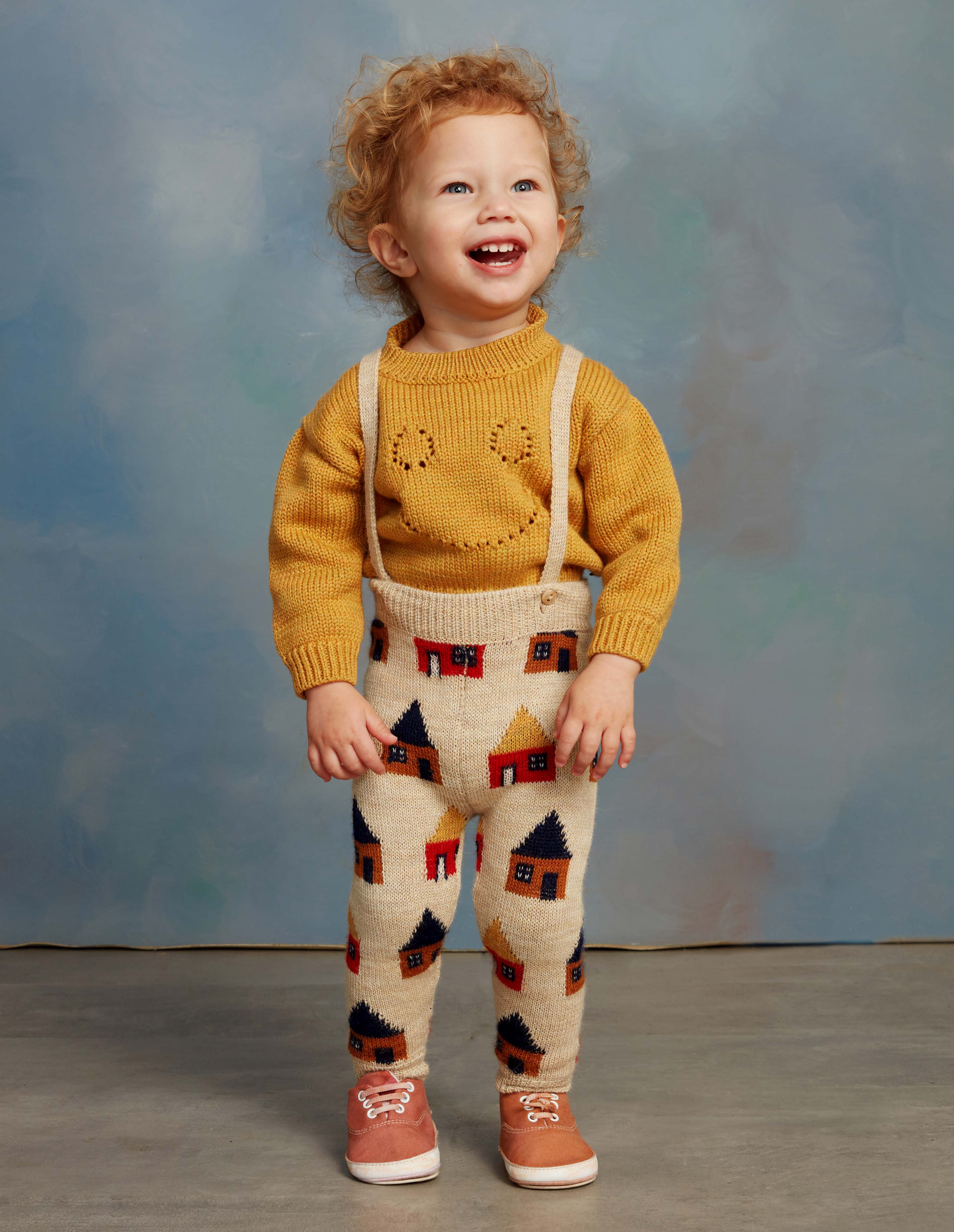 Boys & Girls Yellow Wool Sweater