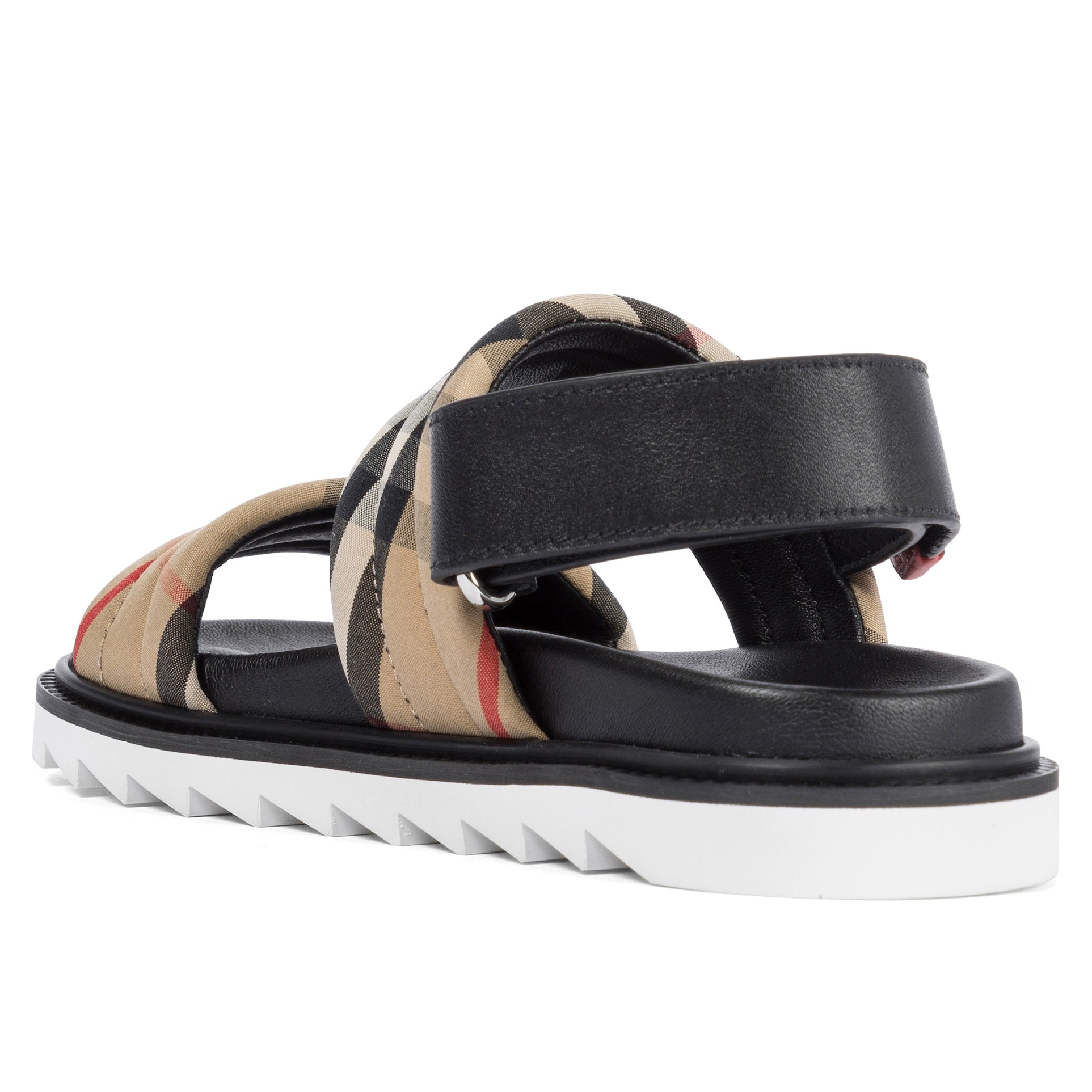 Boys & Girls Beige Check Sandals