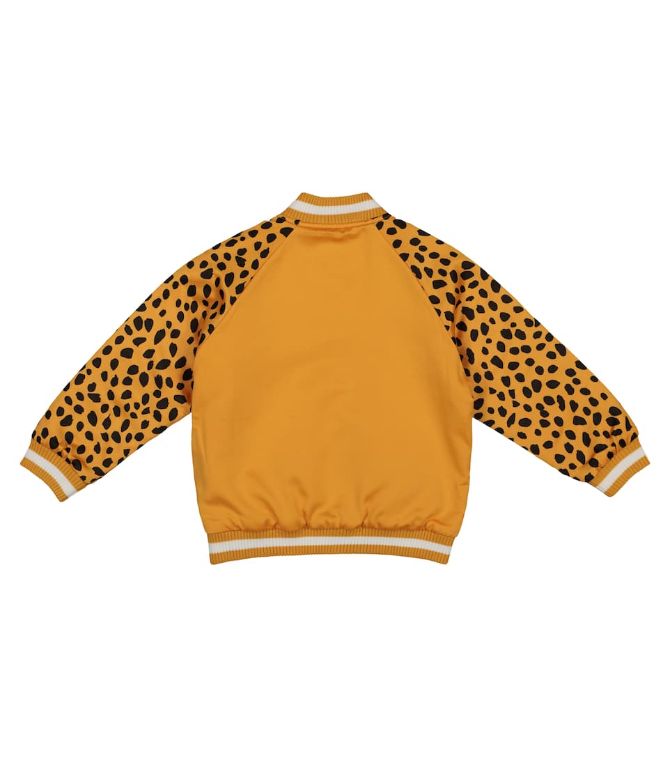 Baby Boys Yellow Leopard Jacket