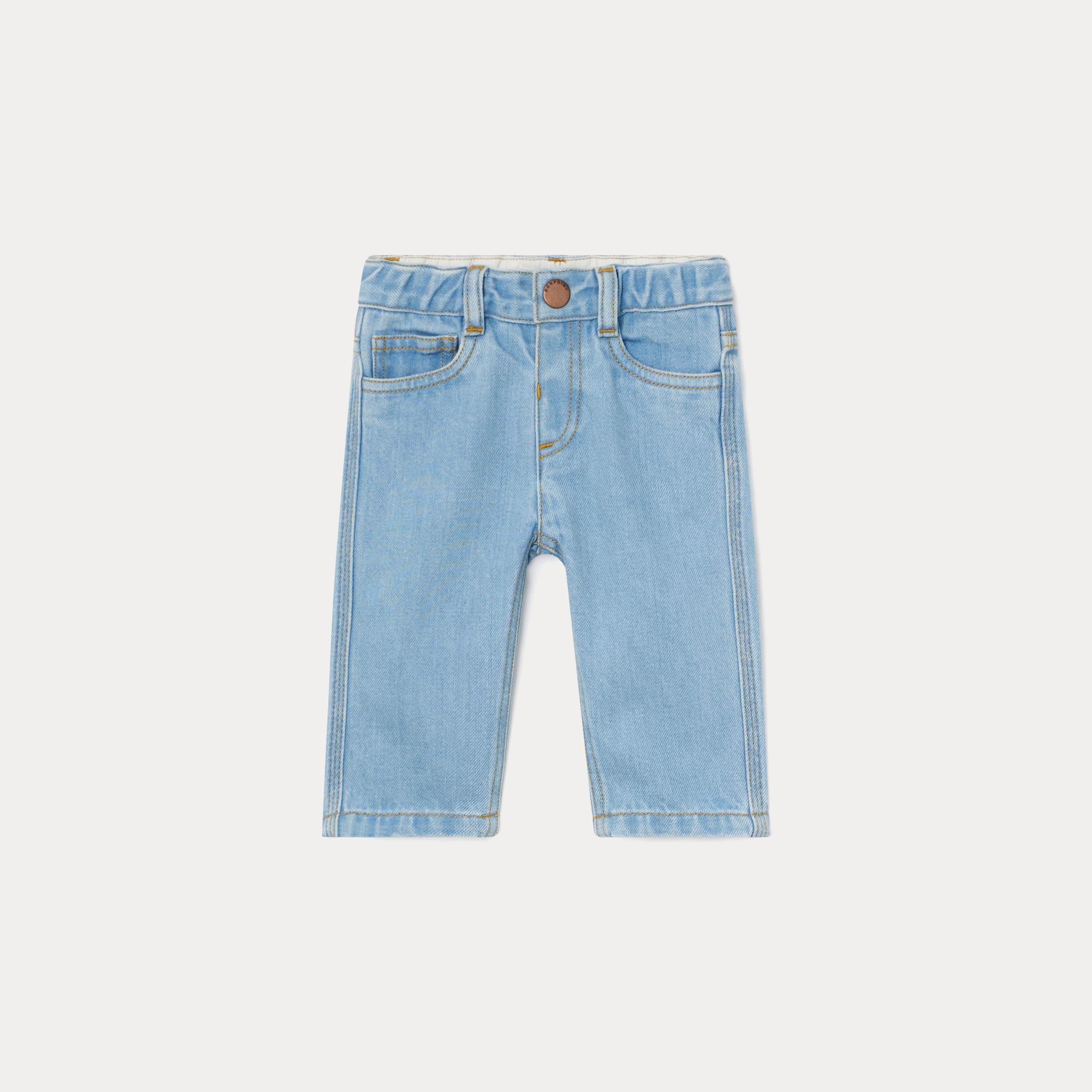 Baby Boys & Girls Blue Denim Trousers