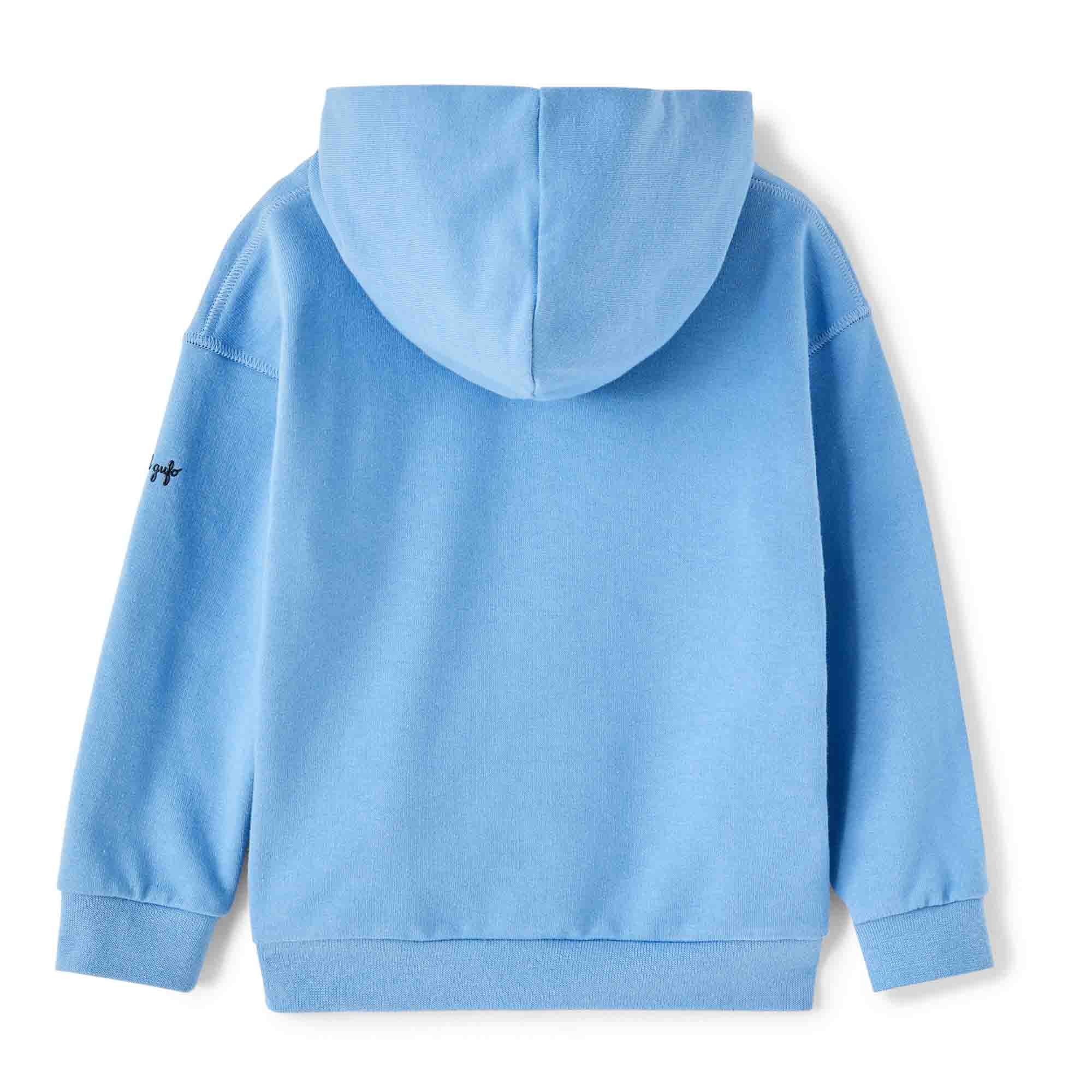 Boys & Girls Blue Hooded Sweatshirt