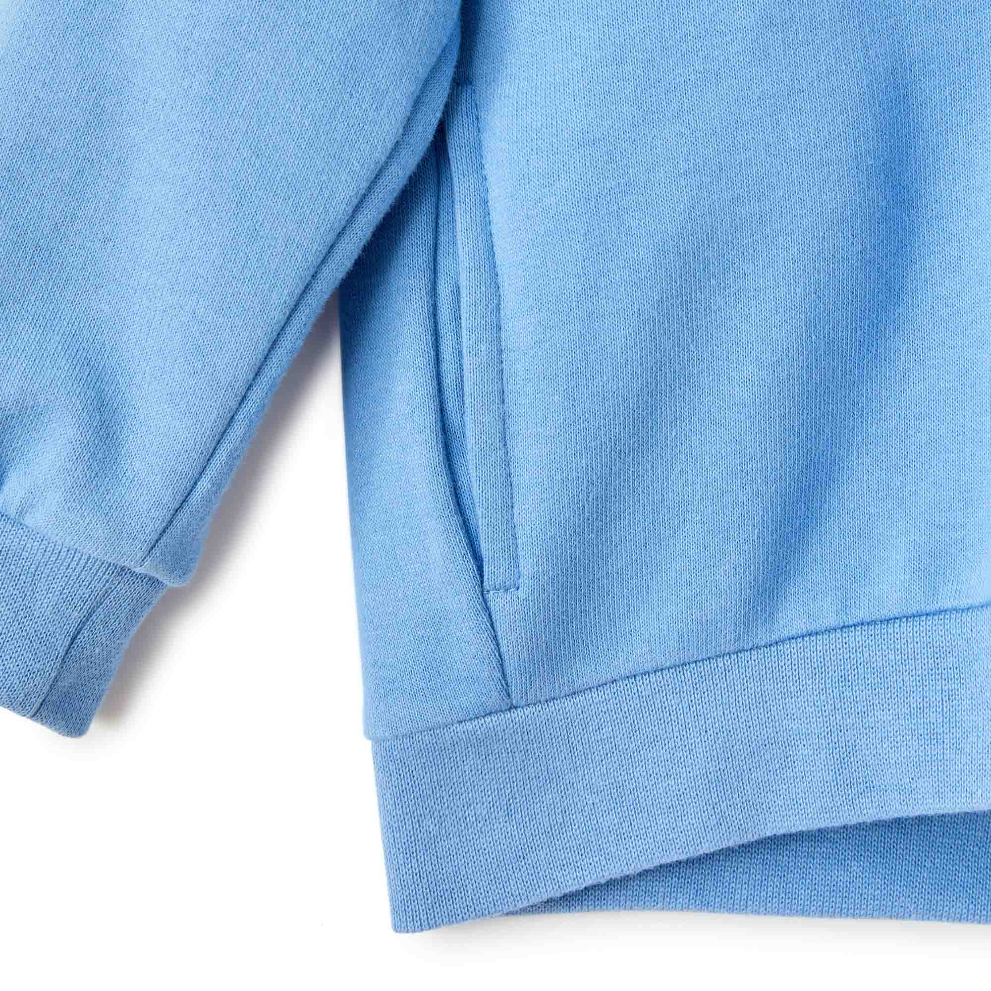 Boys & Girls Blue Hooded Sweatshirt