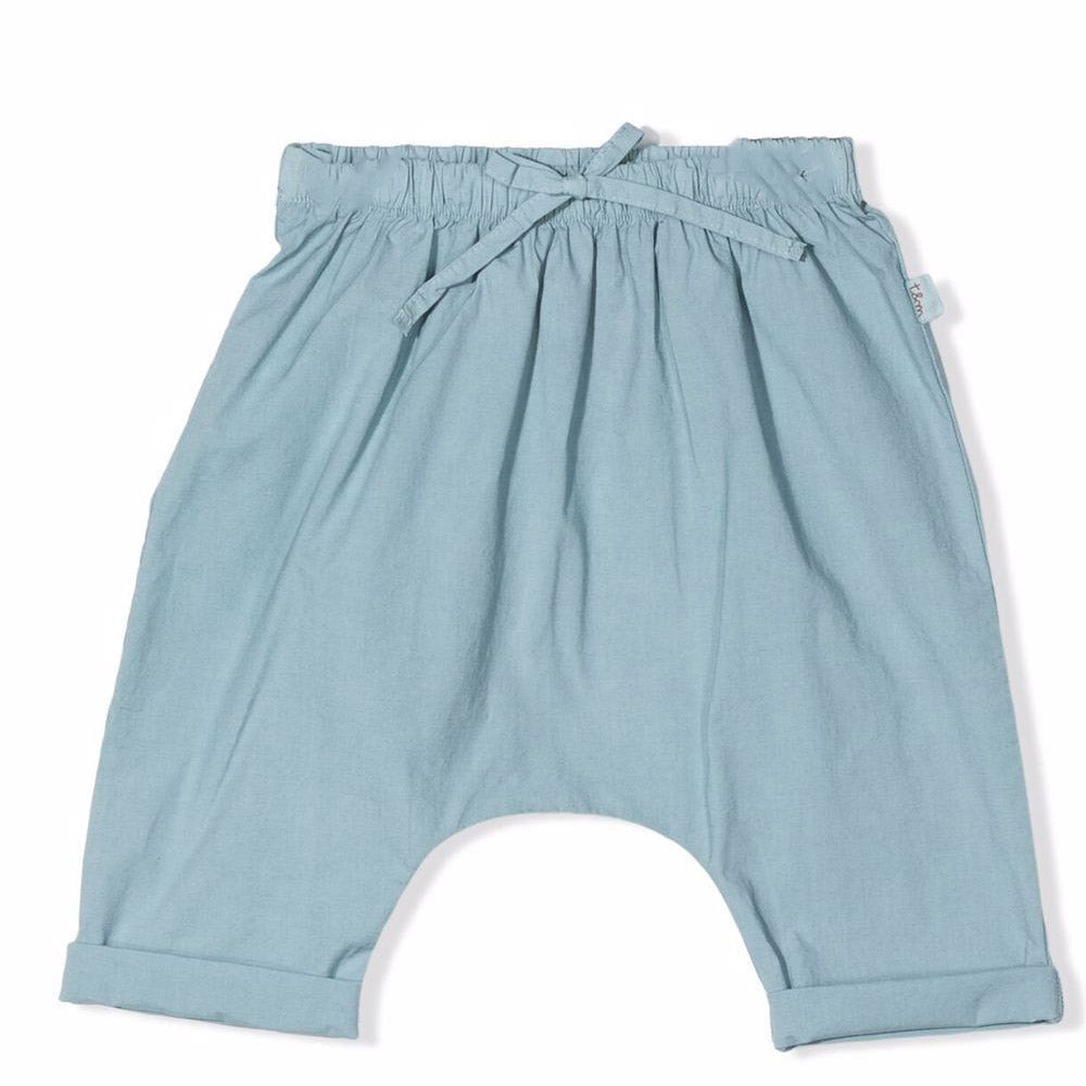 Baby Boys Blue Cotton Trousers