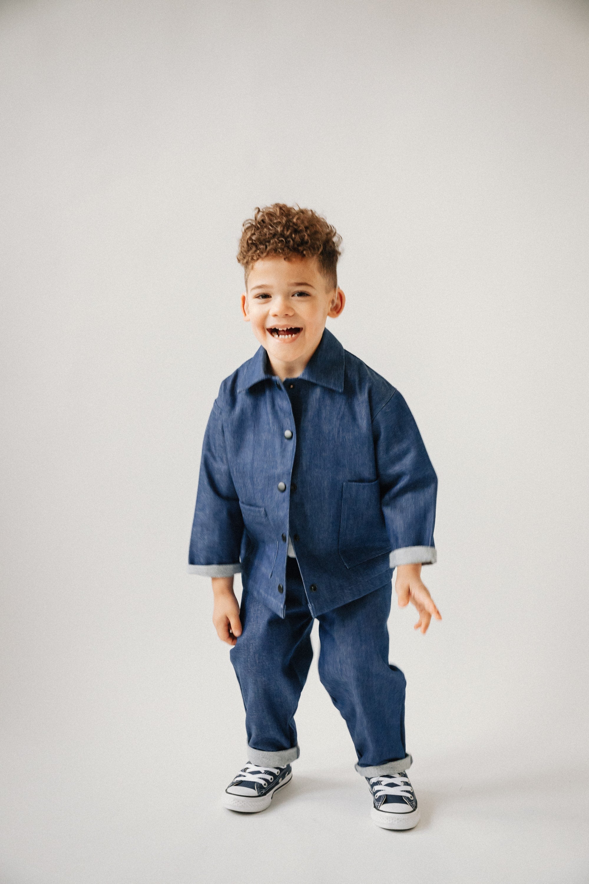 Boys & Girls Blue Denim Trousers