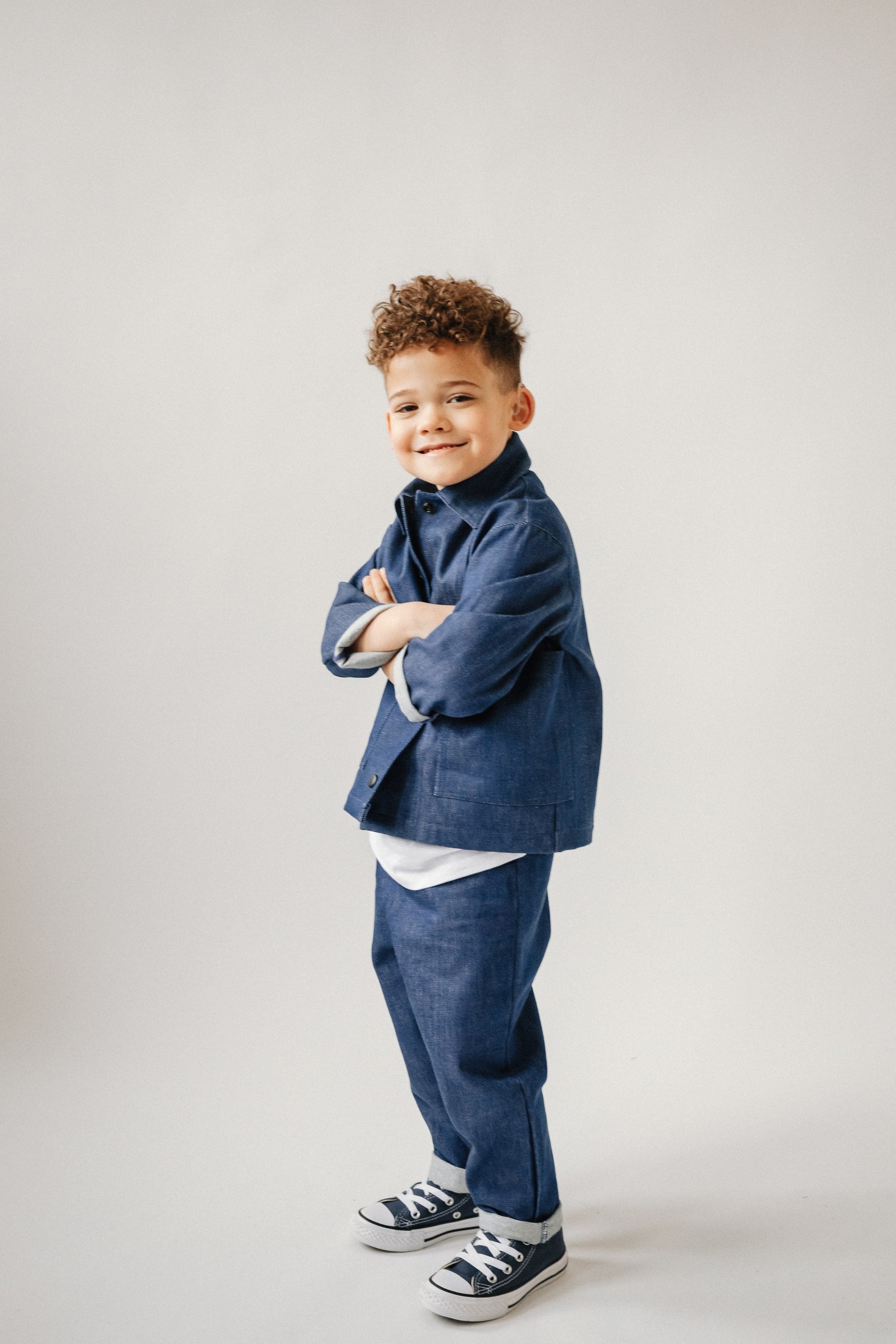 Boys & Girls Blue Denim Trousers