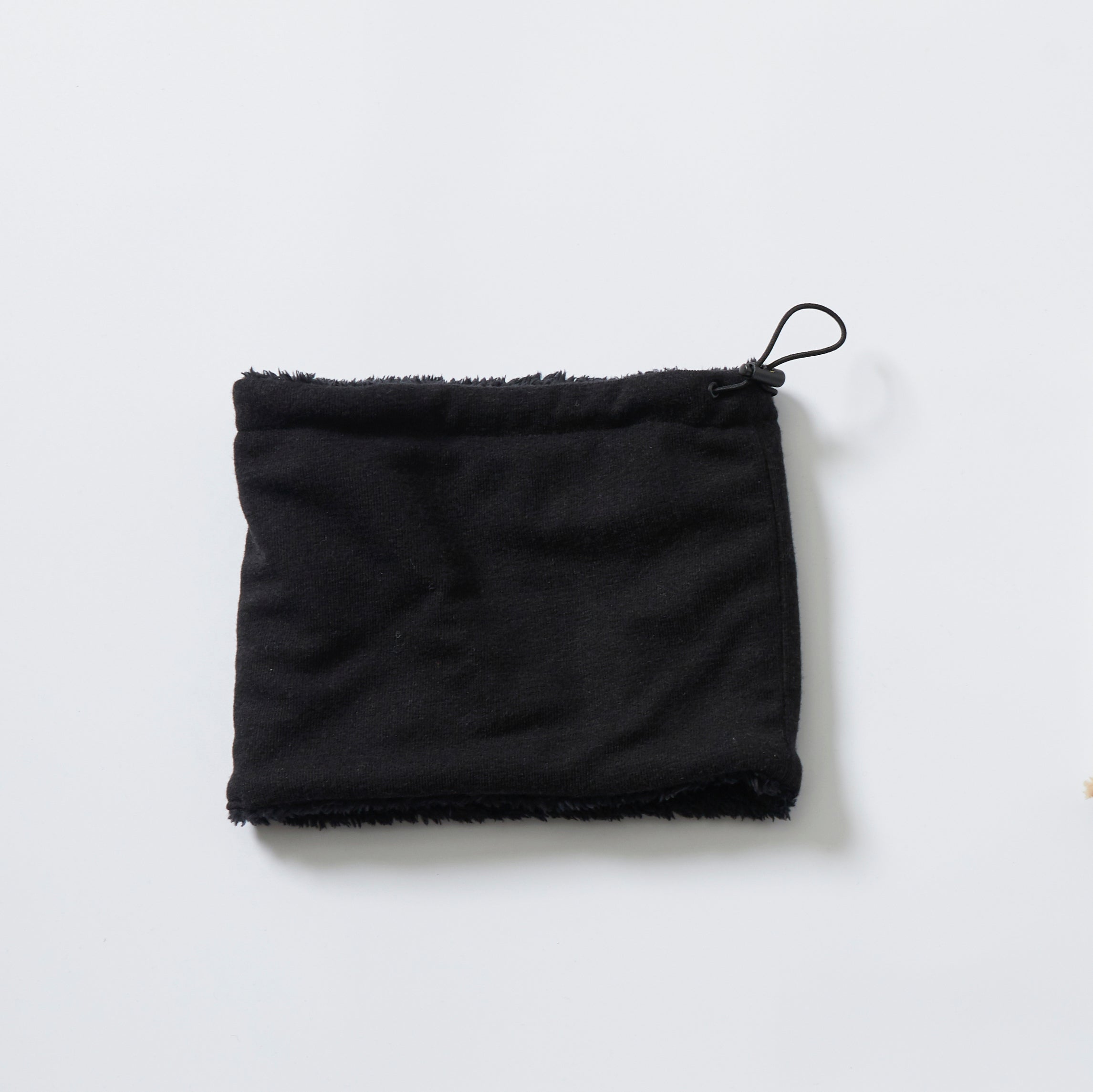 Boys & Girls Black Cotton Scarf