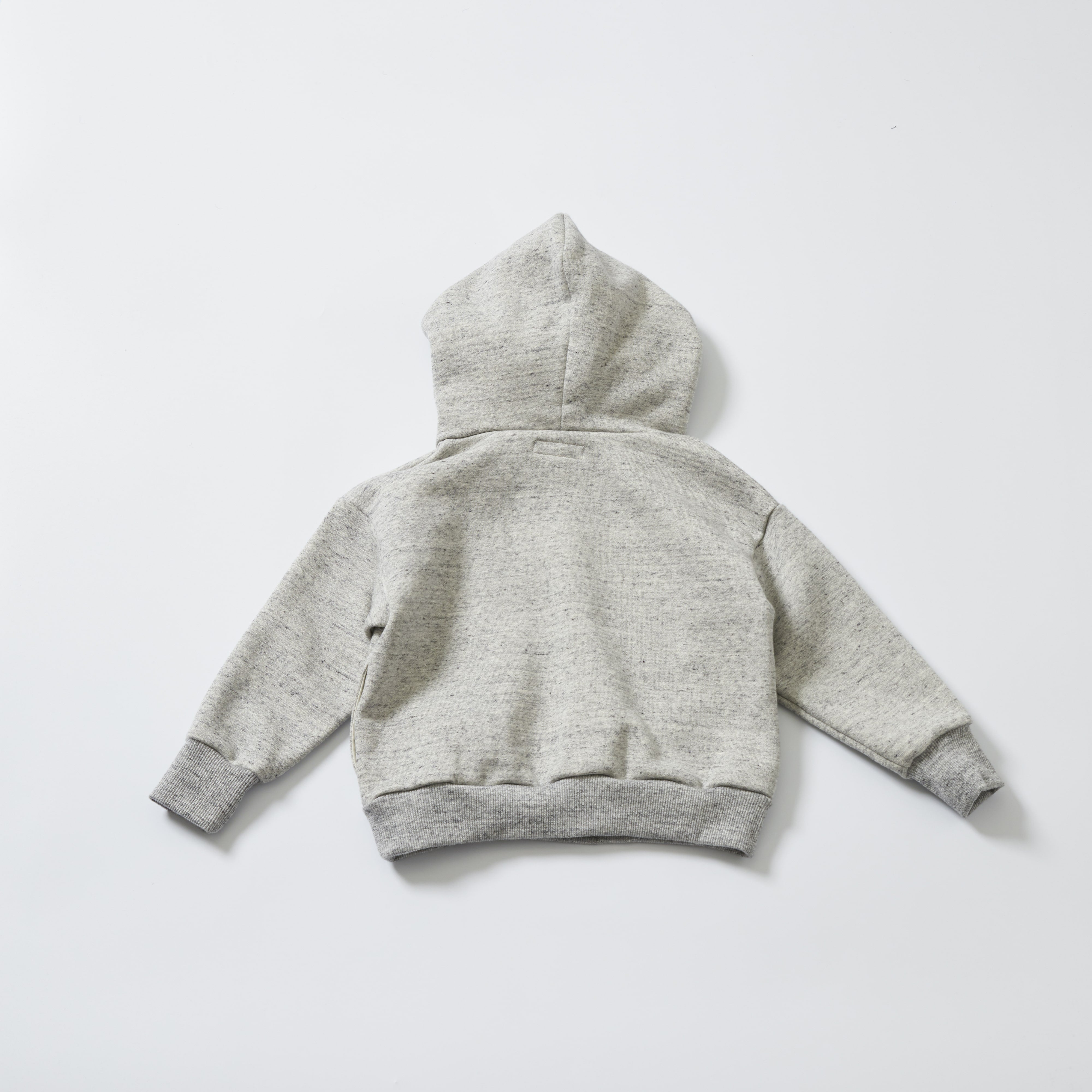 Boys & Girls Light Grey Hooded Sweatshirt