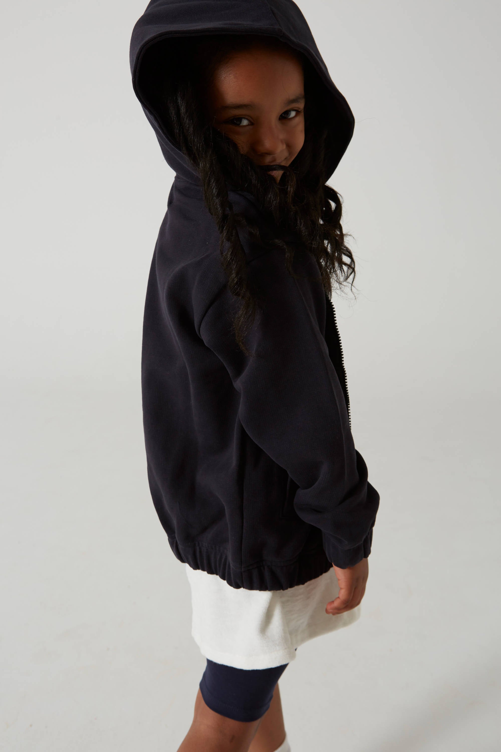 Boys & Girls Navy Cotton Sweatshirt