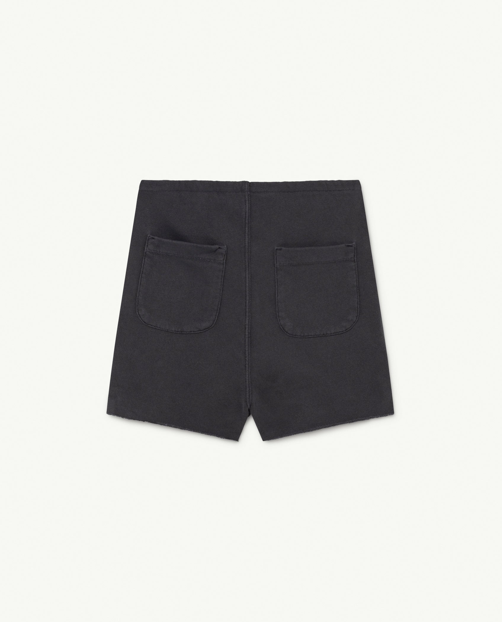 Boys & Girls Black Logo Cotton Shorts