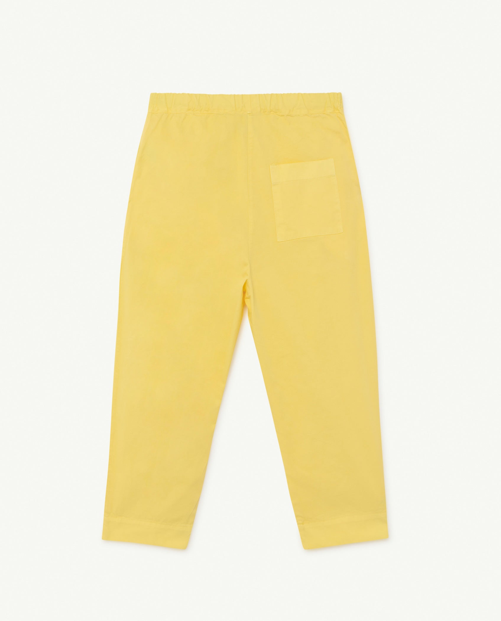 Boys & Girls Yellow Tree Cotton Trousers