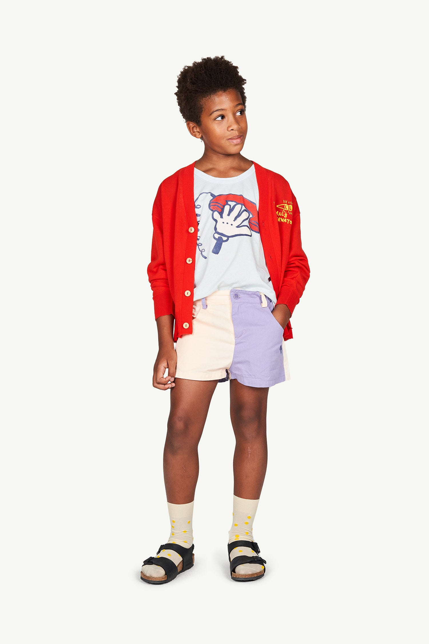 Boys & Girls Two-color Cotton Shorts