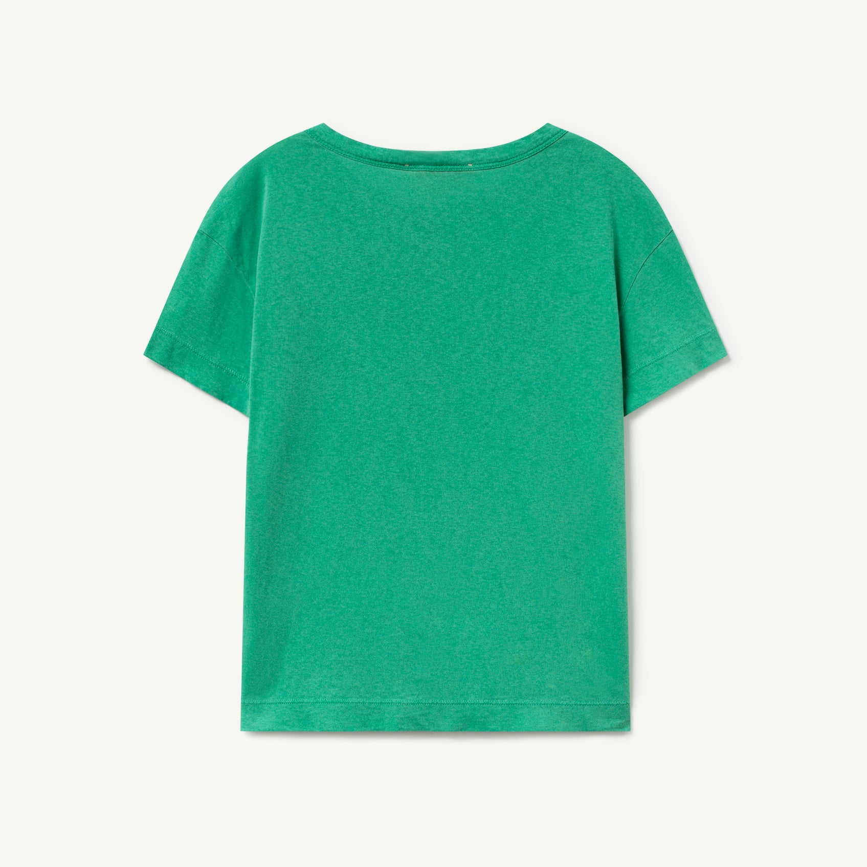 Boys & Girls Green Cotton T-Shirt