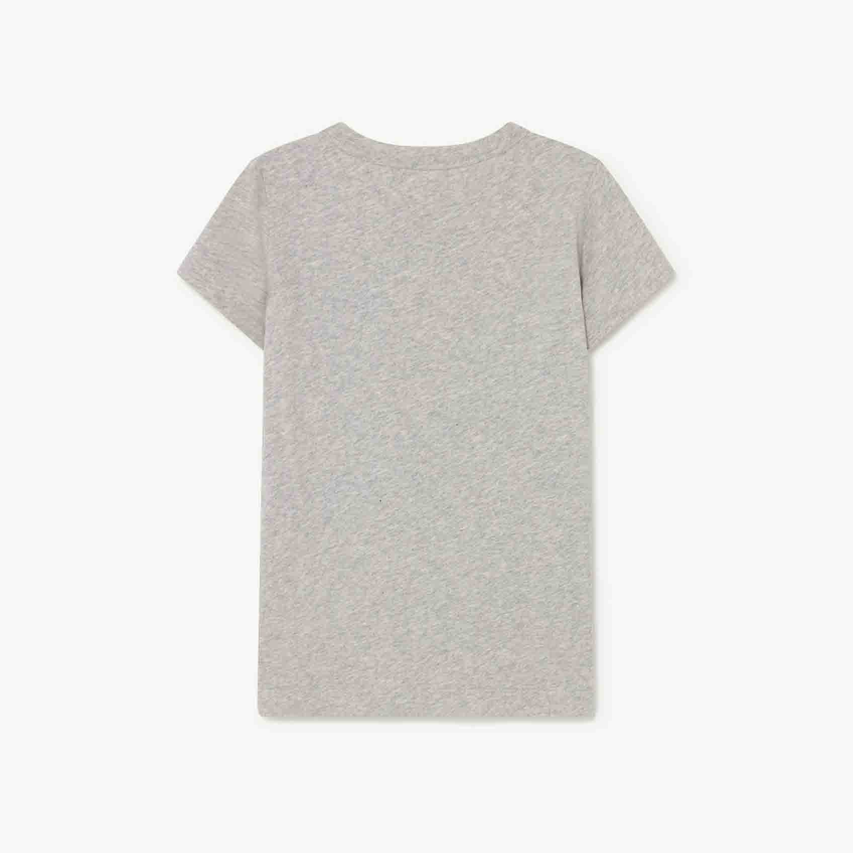 Boys & Girls Grey Pizza Cotton T-Shirt