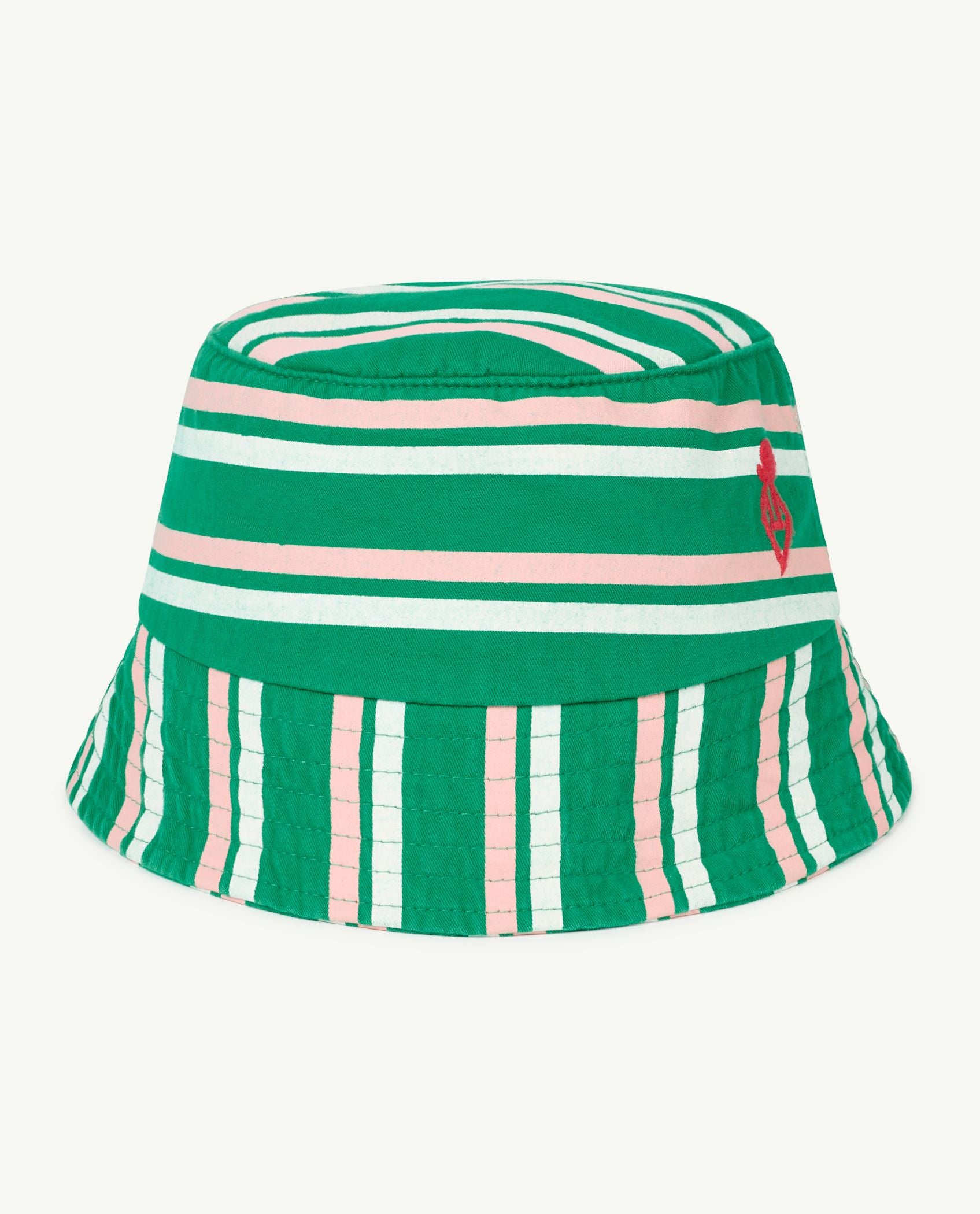 Boys & Girls Green Stripe Hat