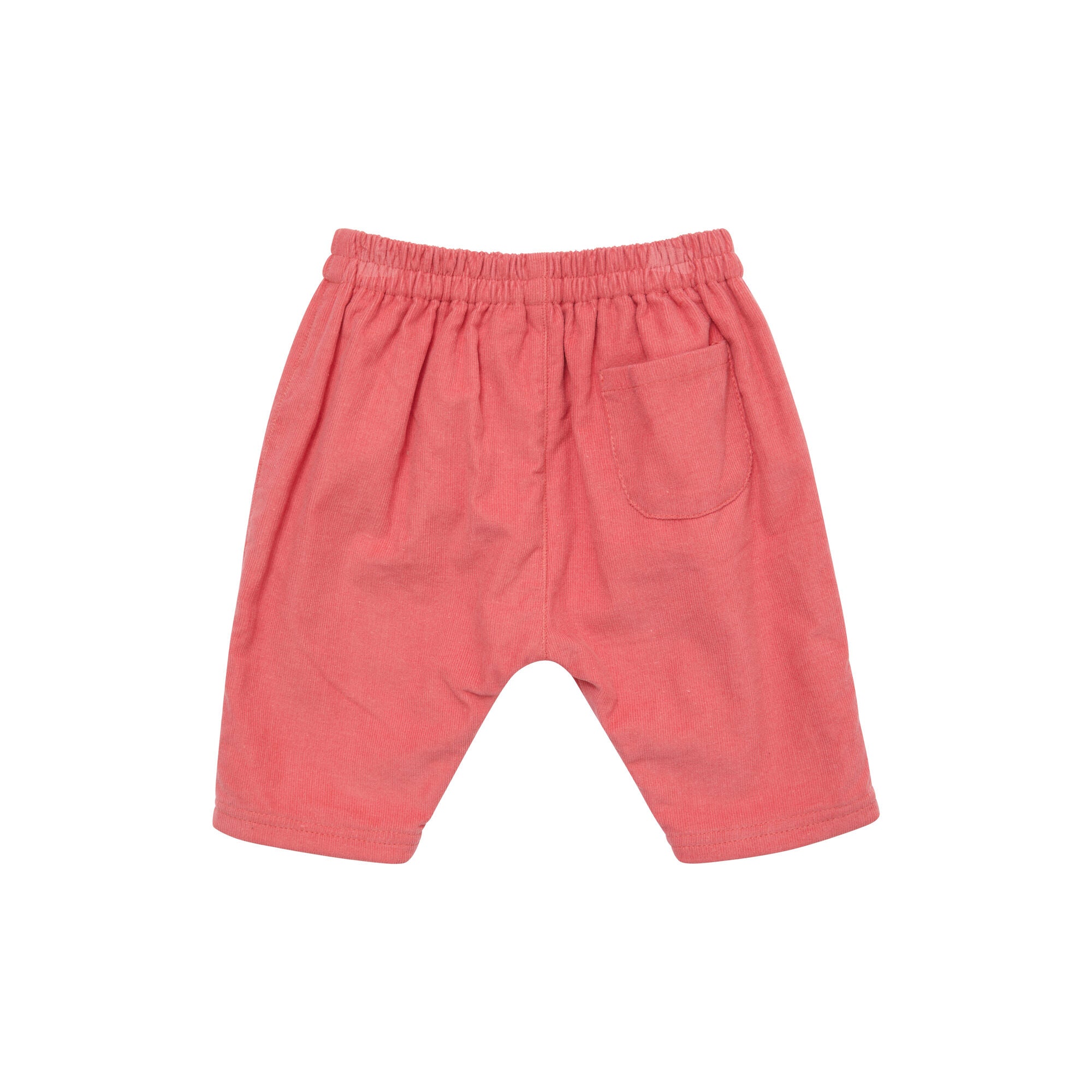 Baby Boys & Girls Pink Cotton Trousers