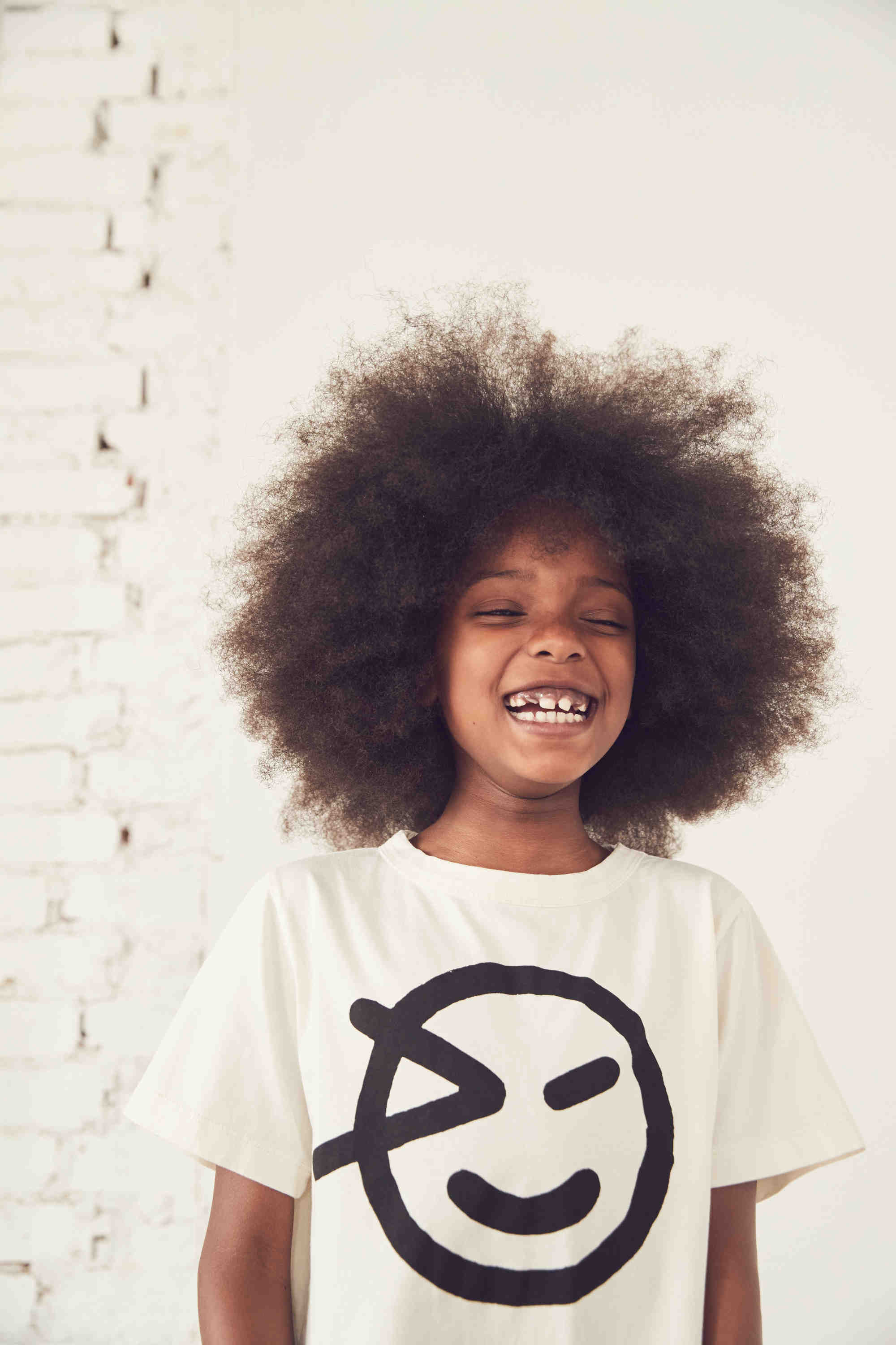 Boys & Girls White Cotton T-Shirt