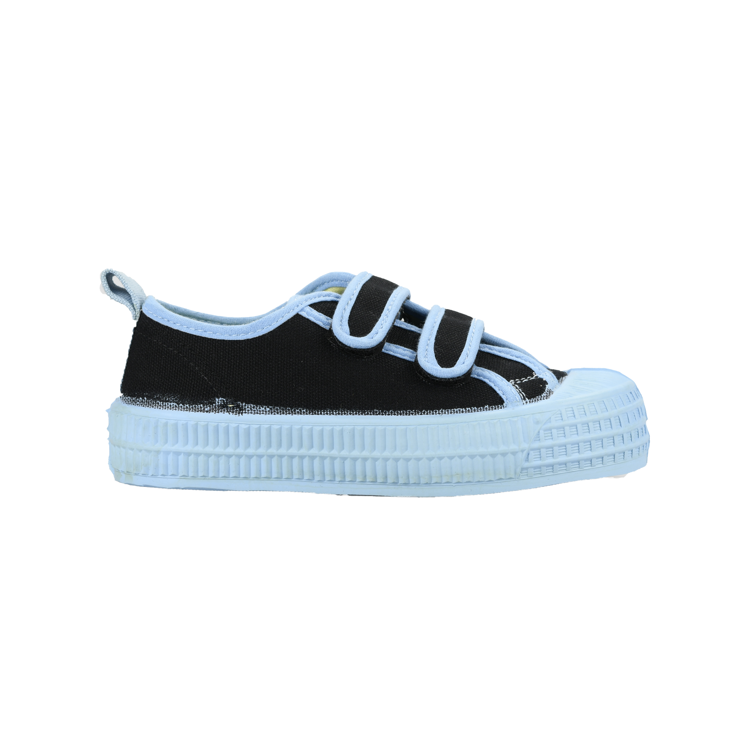 Boys & Girls Black & Blue Shoes