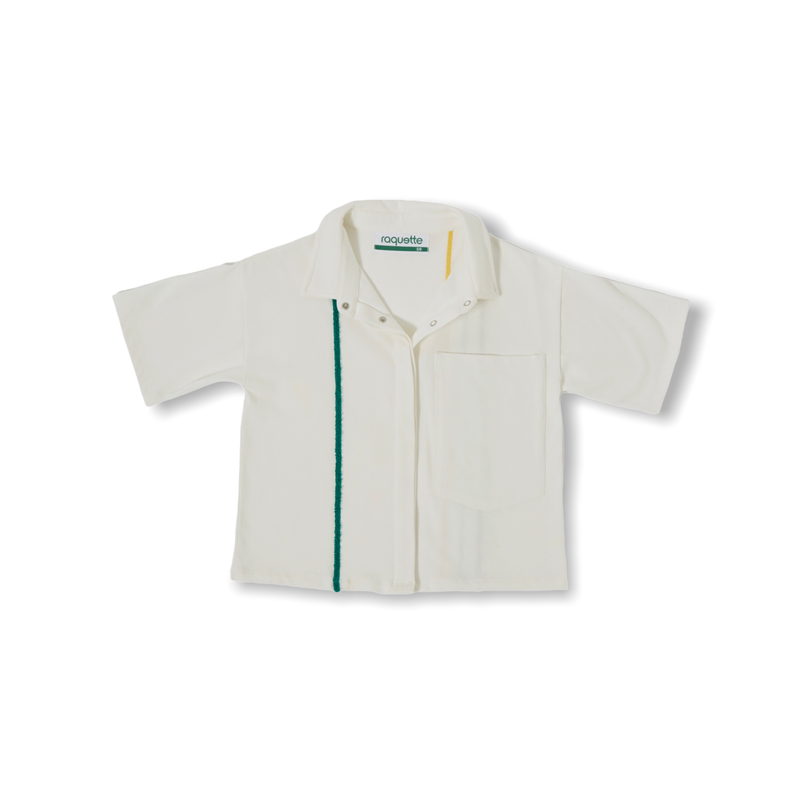 Boys & Girls White Cotton Shirt