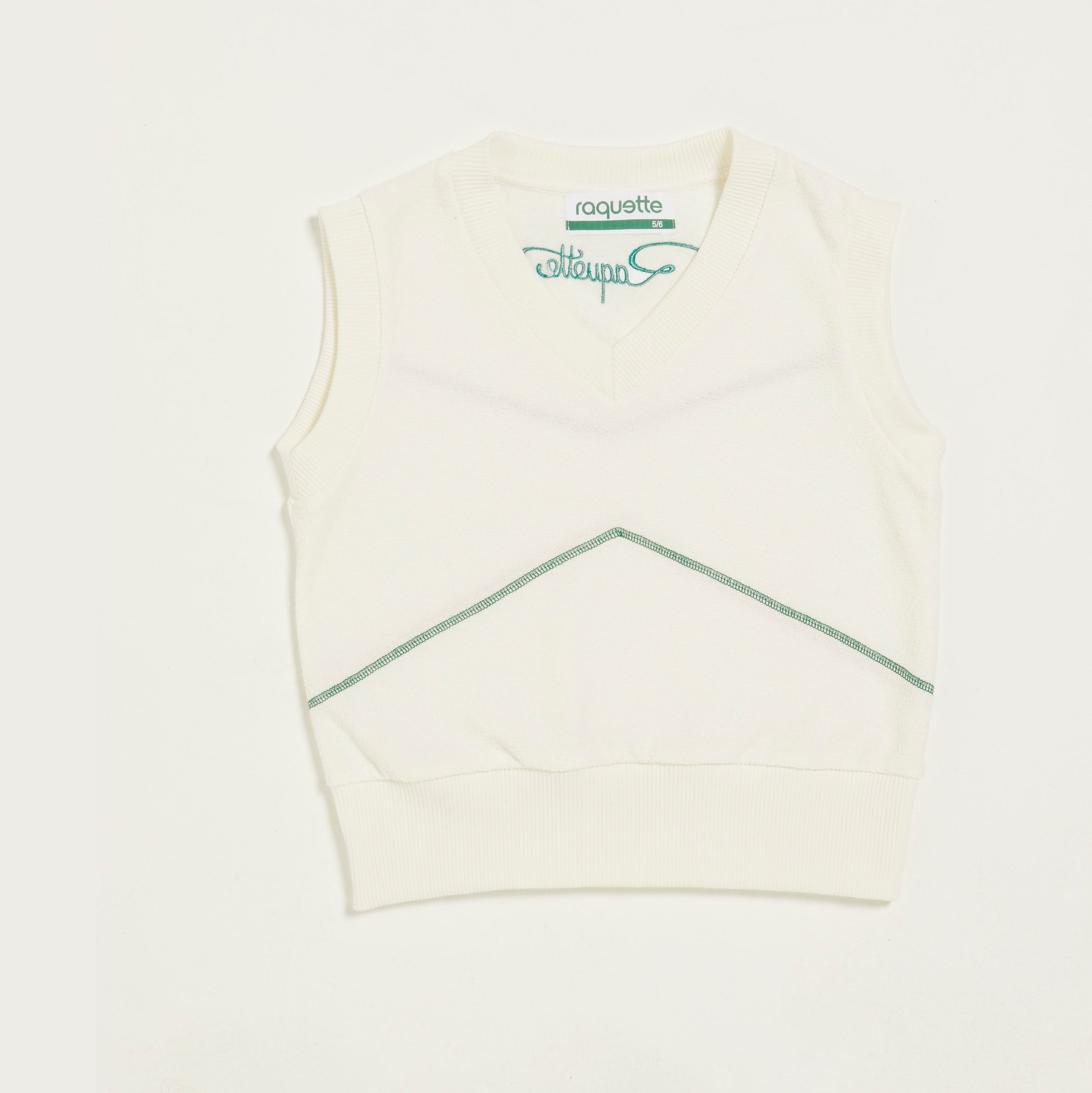 Boys & Girls White Cotton Vest