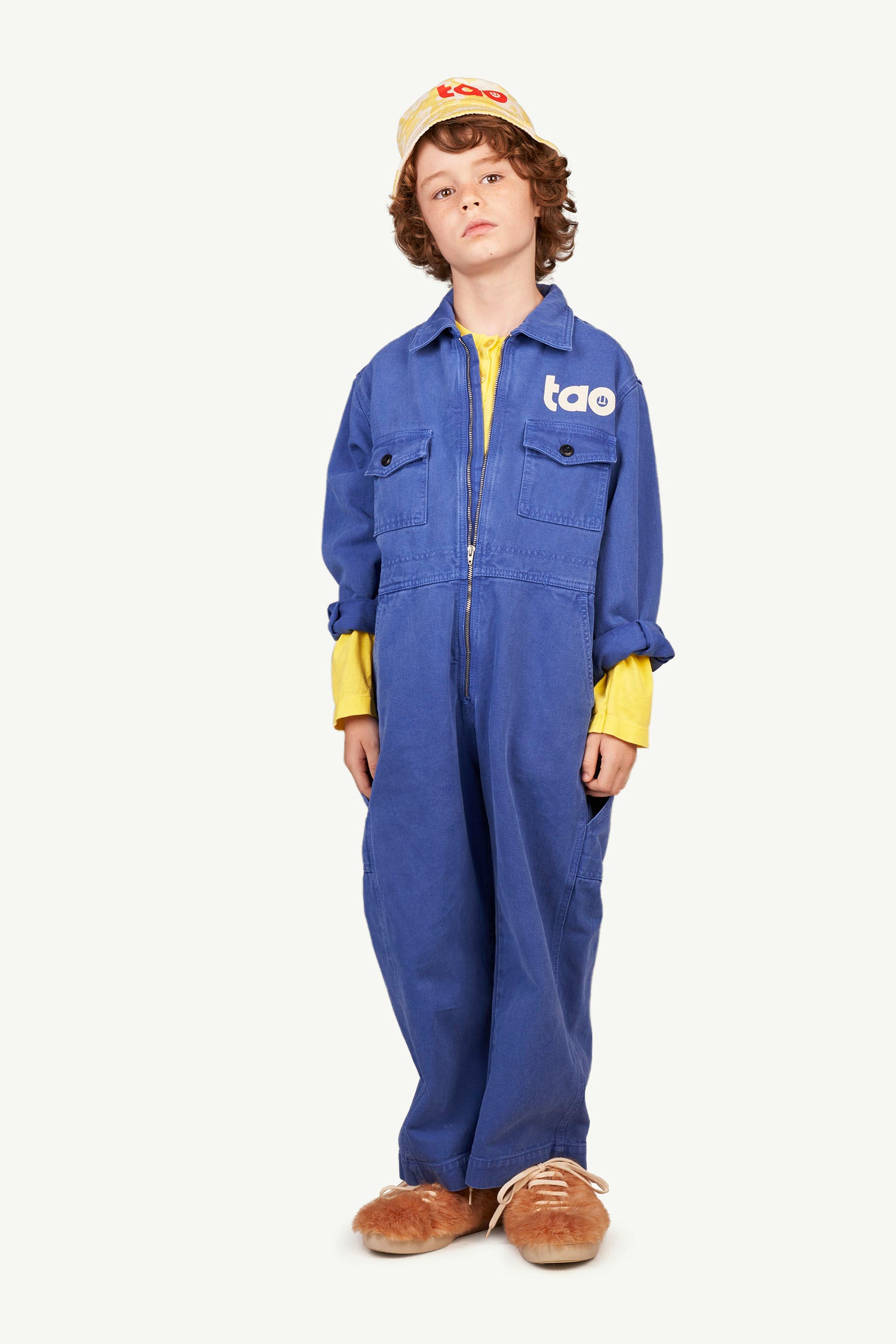 Boys & Girls Blue Logo Jumpsuit