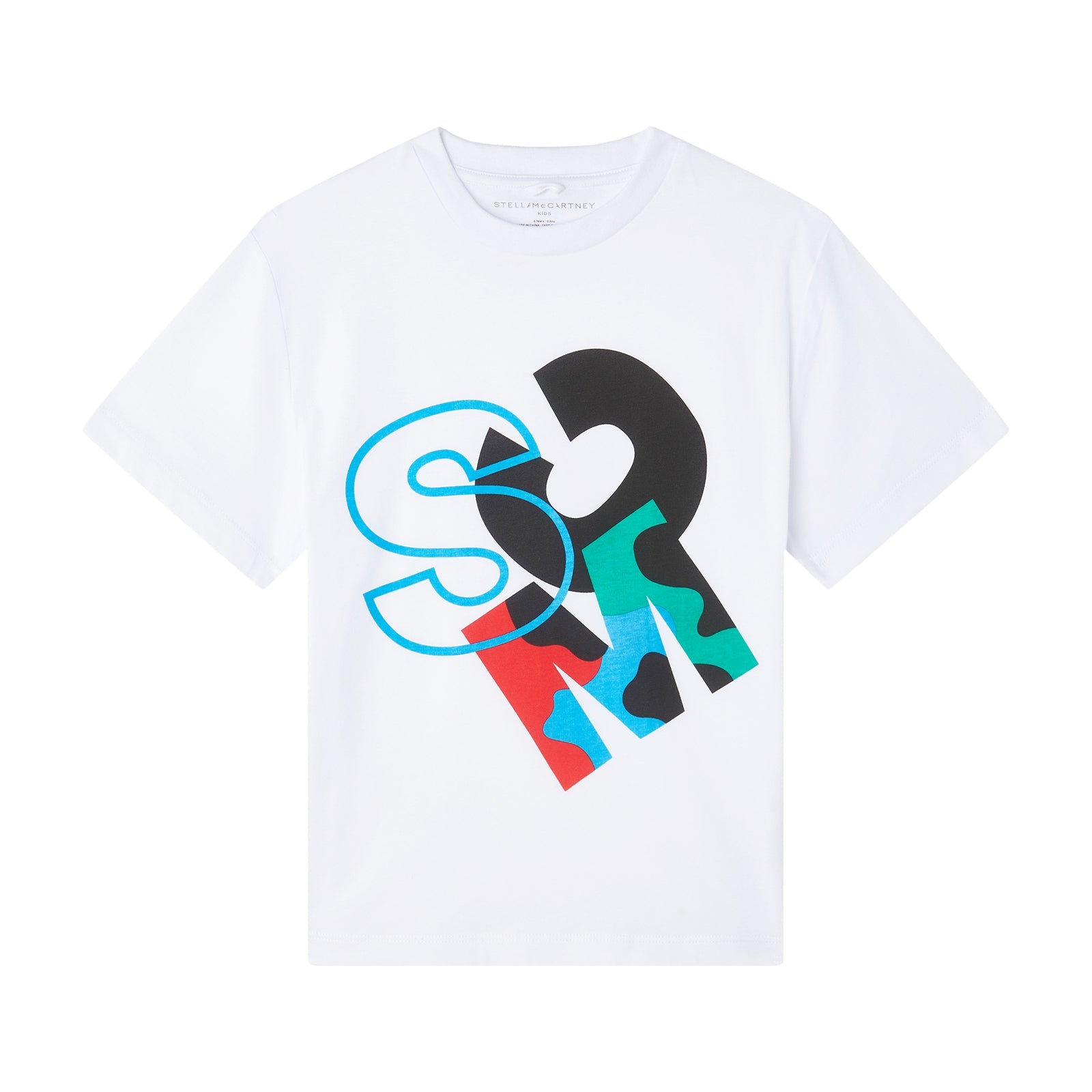 Boys White Logo Cotton T-Shirt