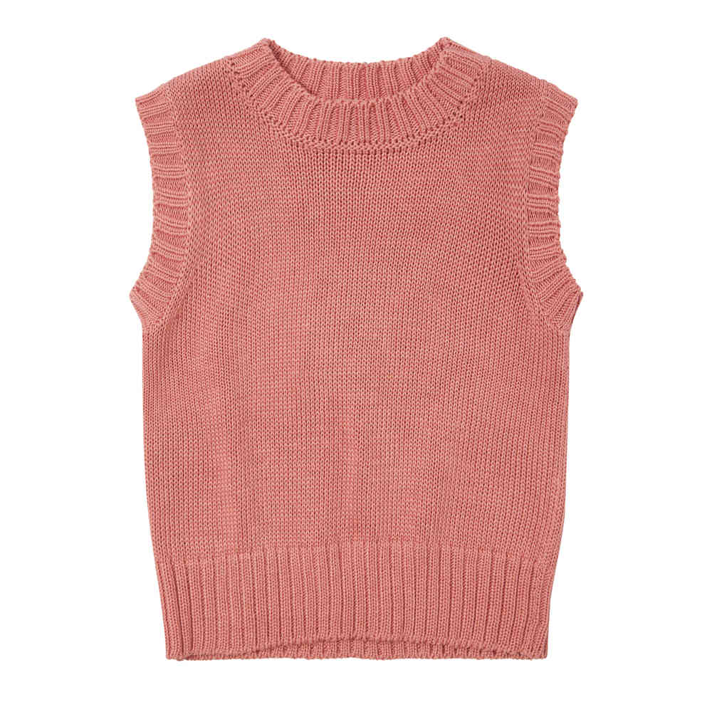 Boys & Girls Pink Cotton Vest