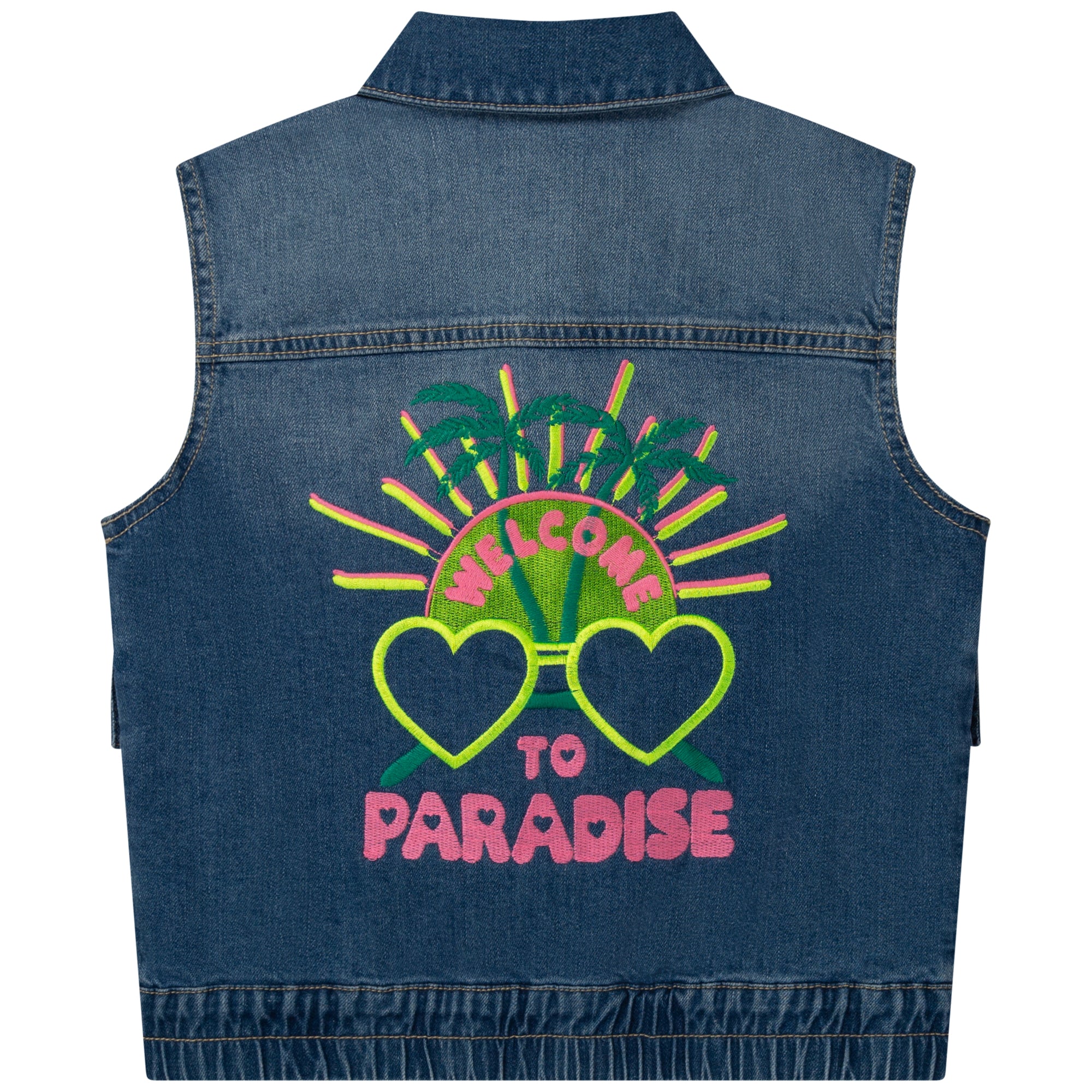 Boys & Girls Blue Denim Vest