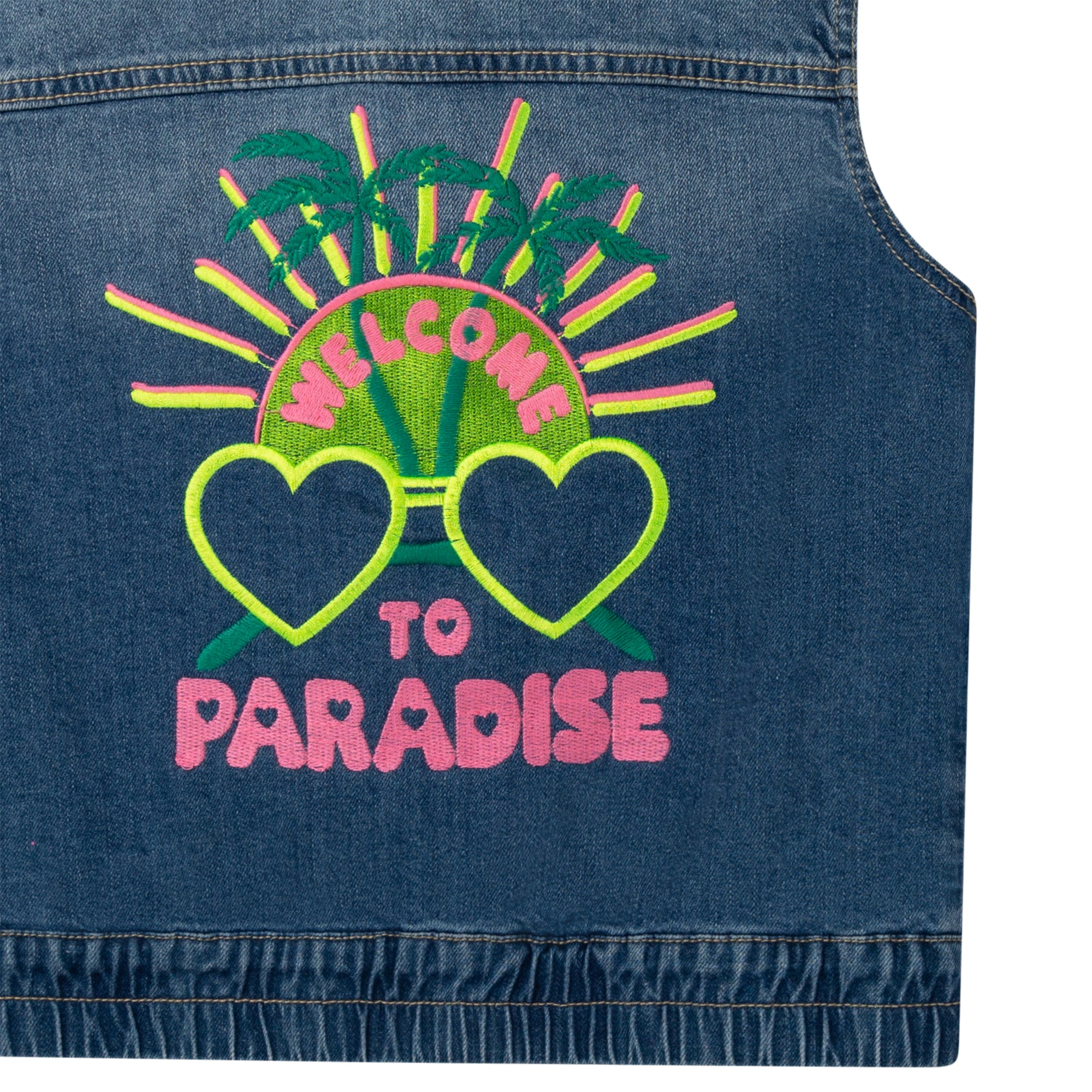 Boys & Girls Blue Denim Vest