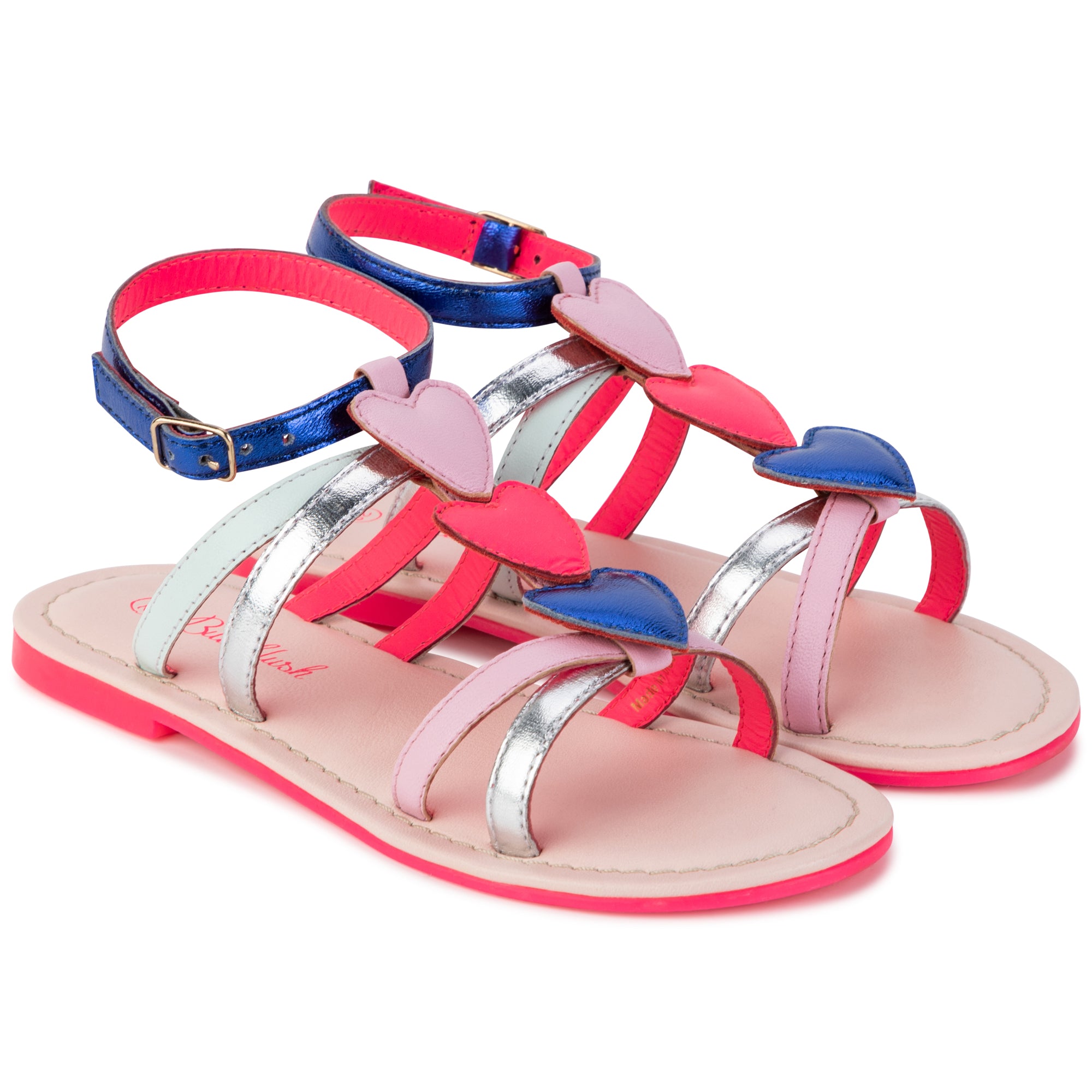 Boys & Girls Pink Heart Sandals