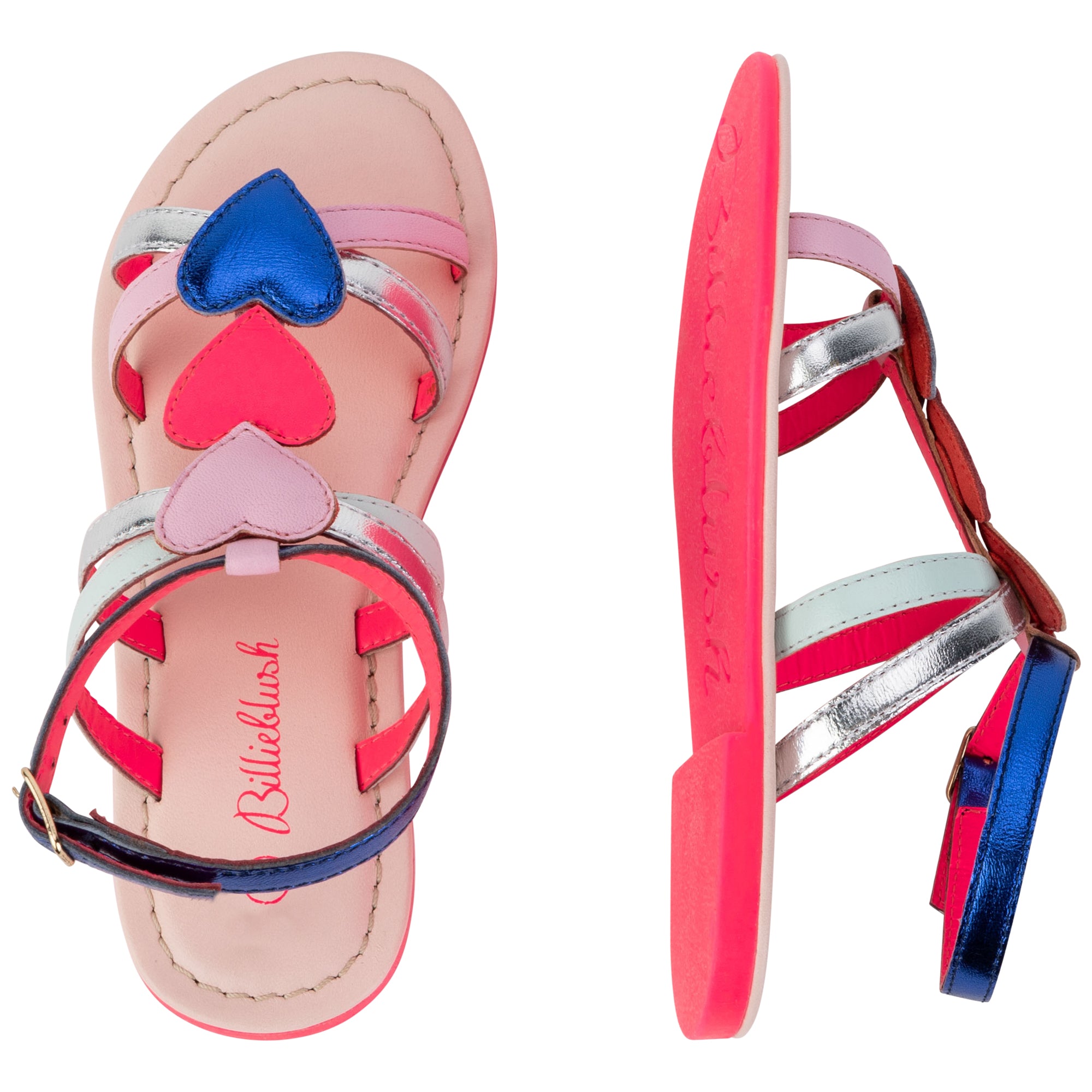 Boys & Girls Pink Heart Sandals