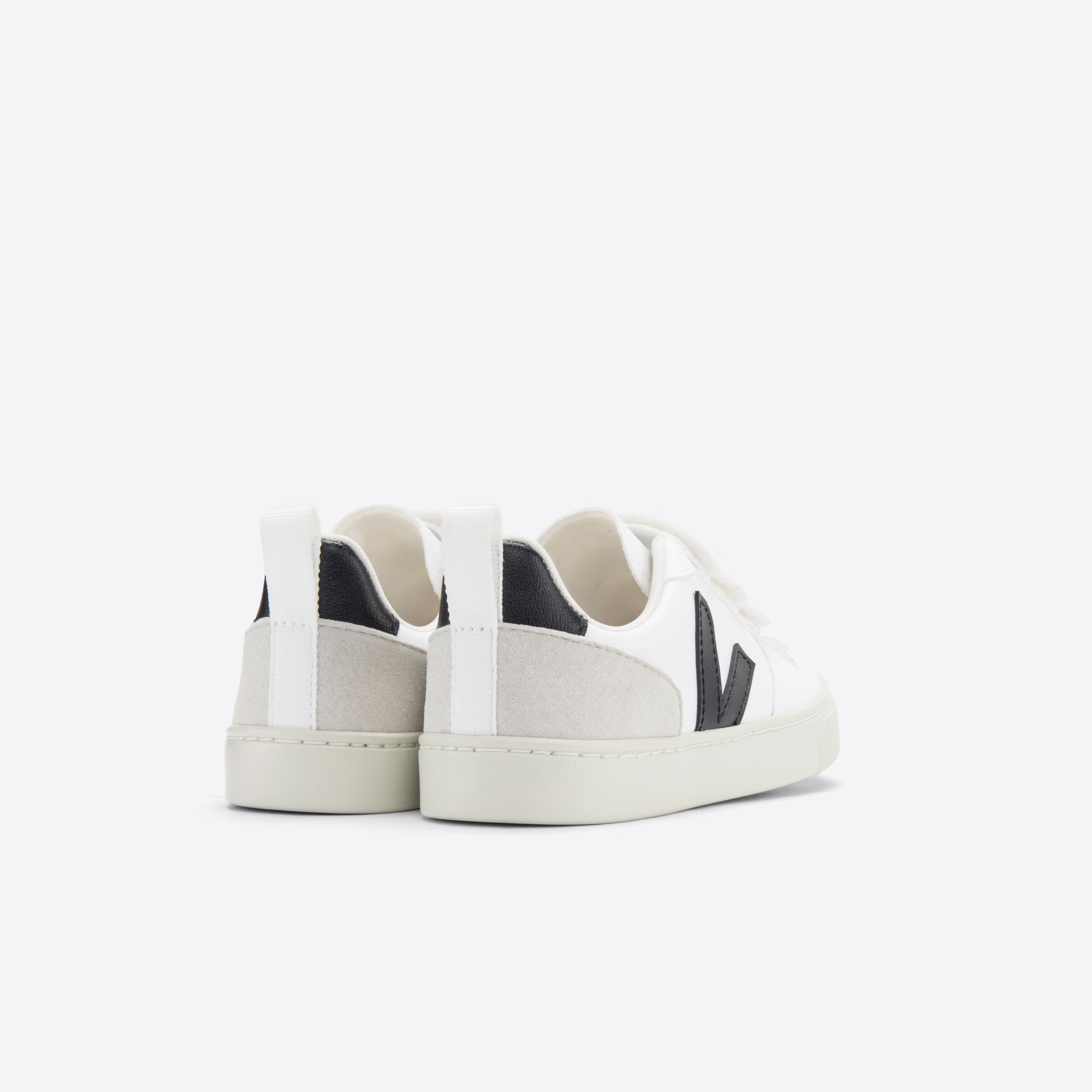 Boys & Girls Black "SMALL V-10" Shoes