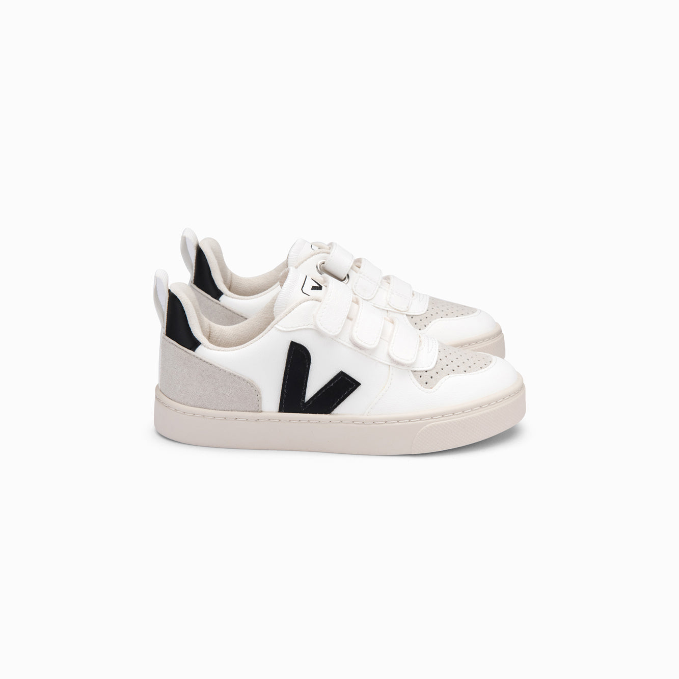 Boys & Girls White "V-10 CWL" Shoes