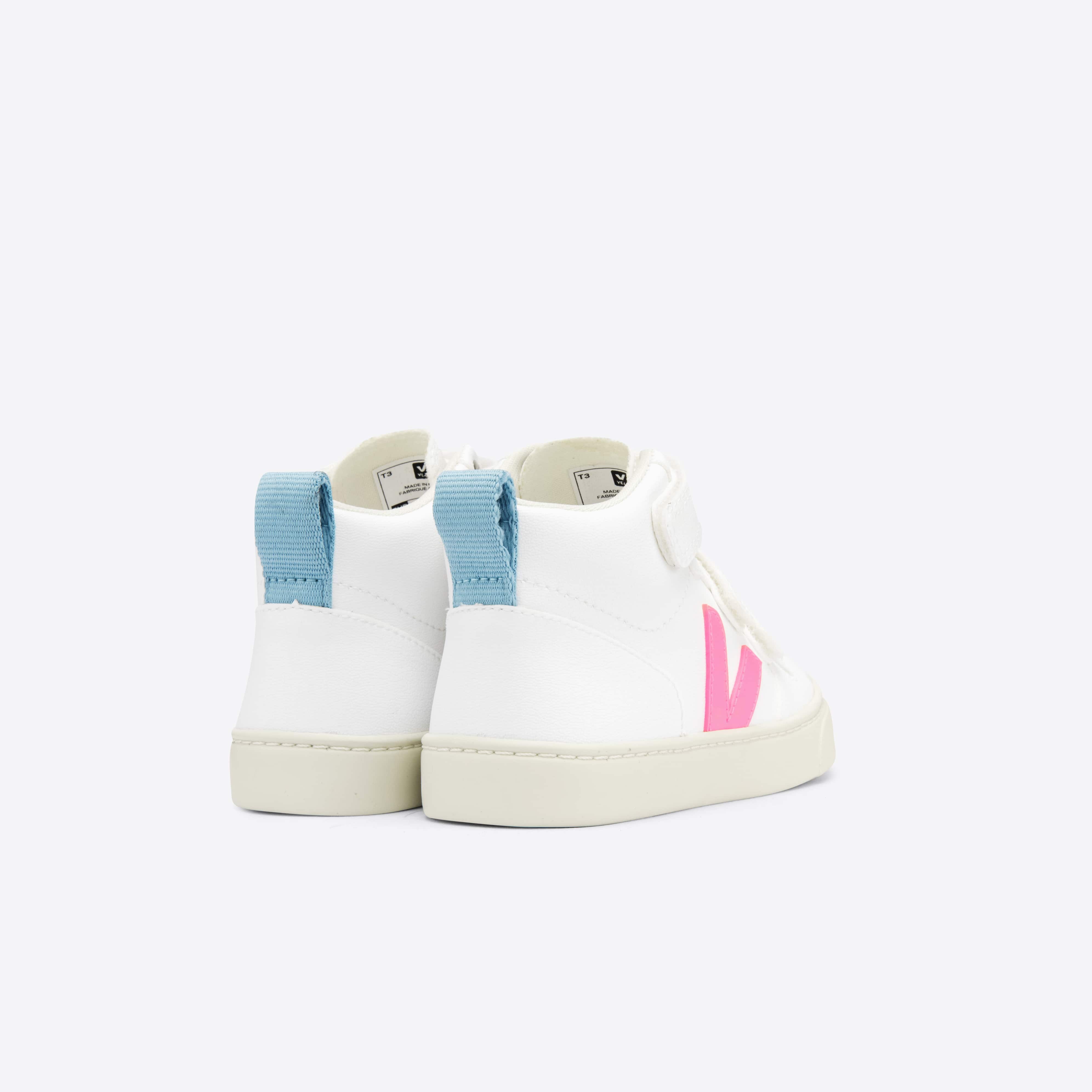 Boys & Girls White "V" High-Top Shoes