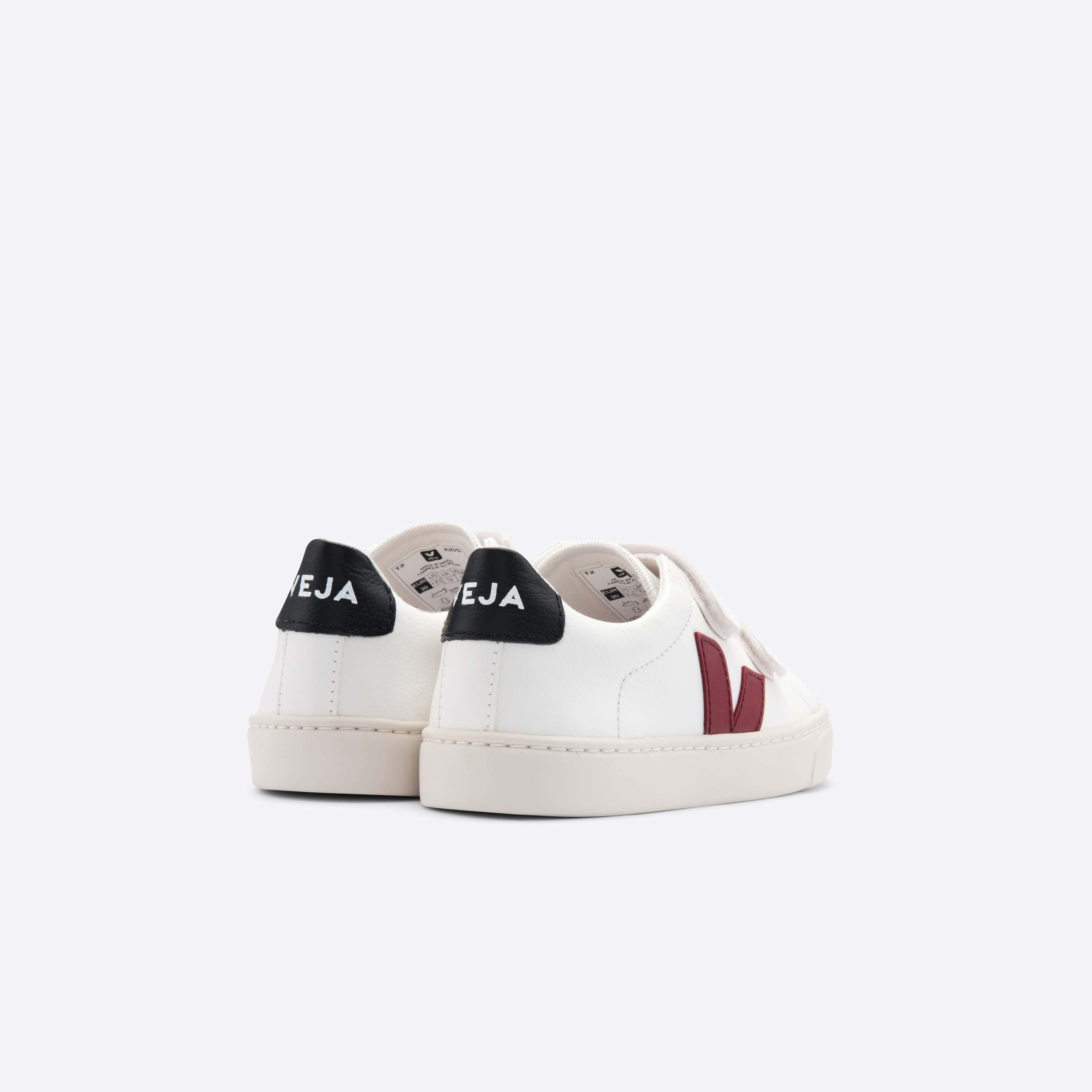 Boys & Girls White "V" Velcro Shoes