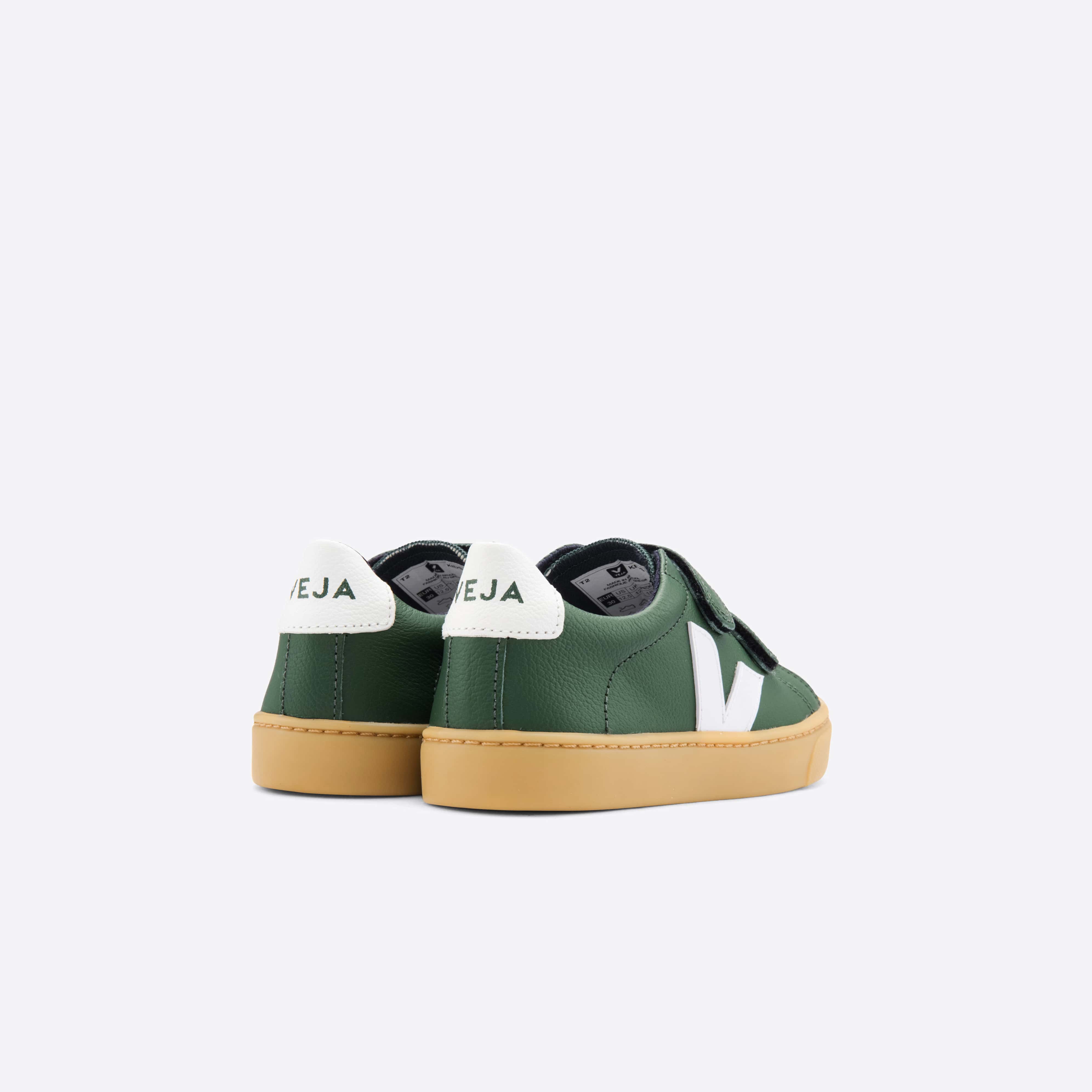 Boys & Girls Green "V" Velcro Shoes