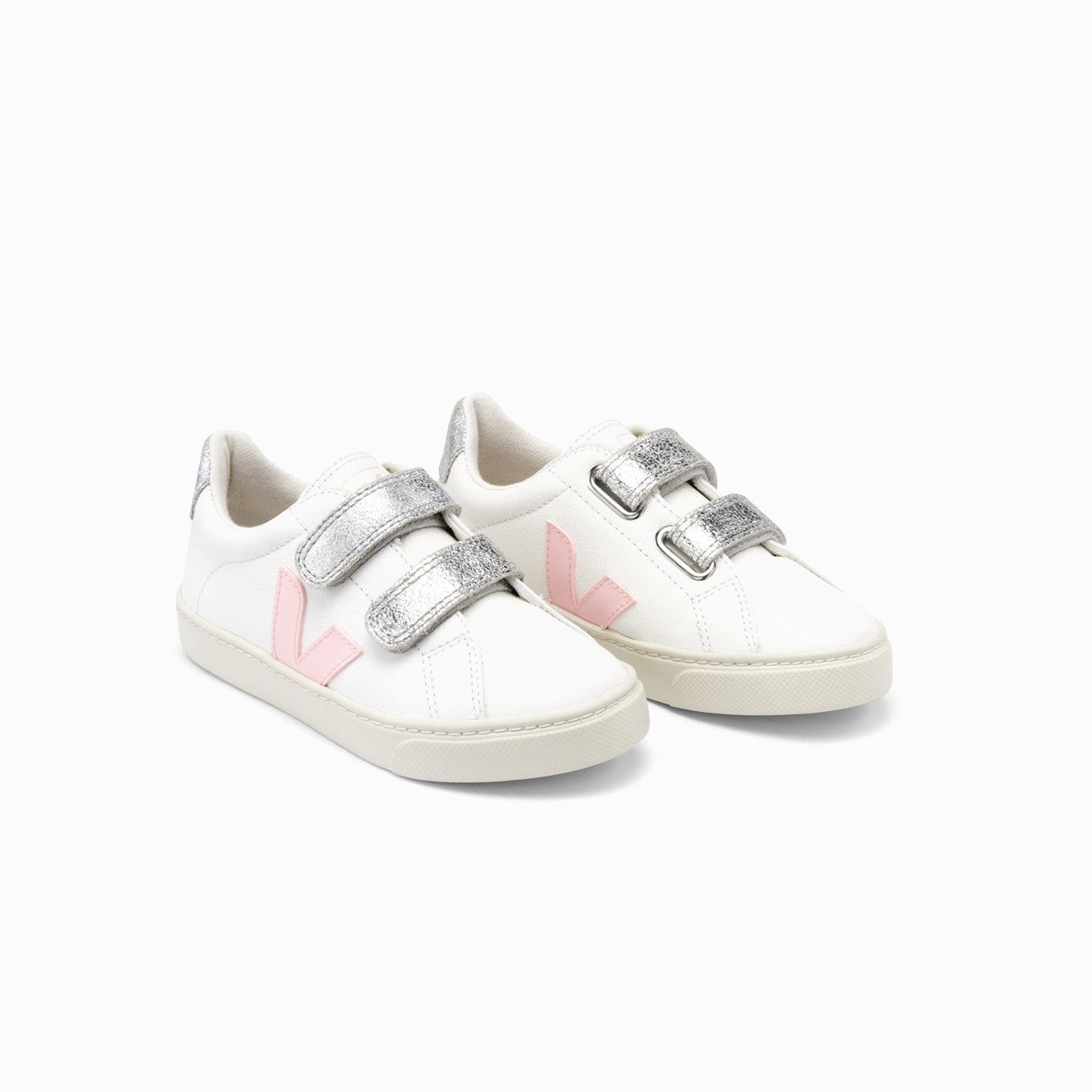 Boys & Girls White "ESPLAR CHROMEFREE" Shoes